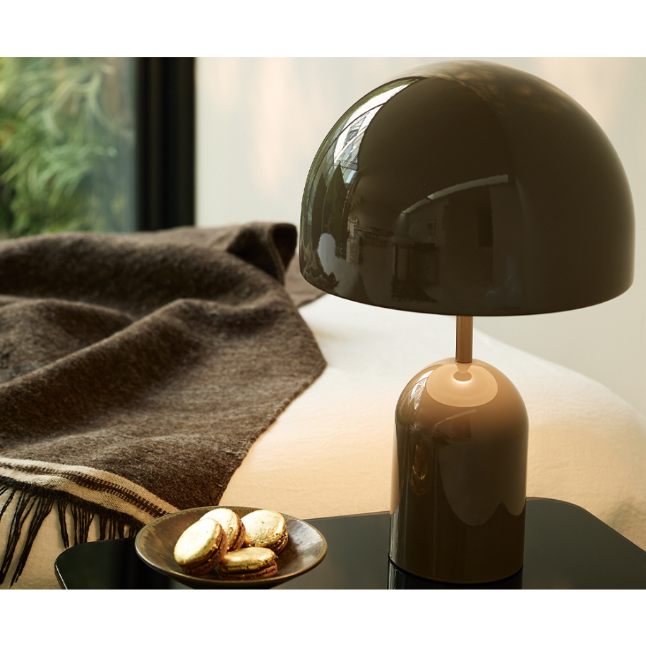 Glockenbraune tragbare Lampe