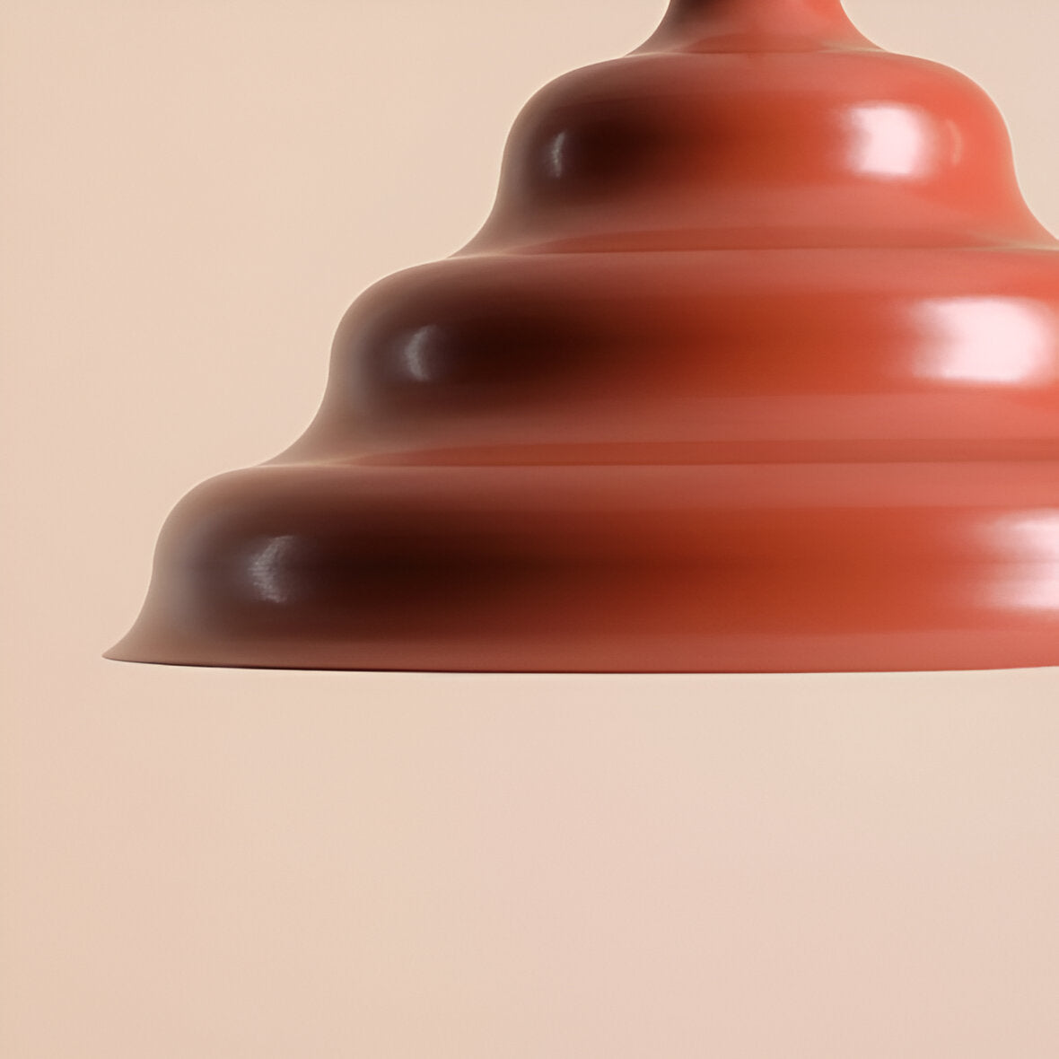 Hängelampe WAVE Ziegel