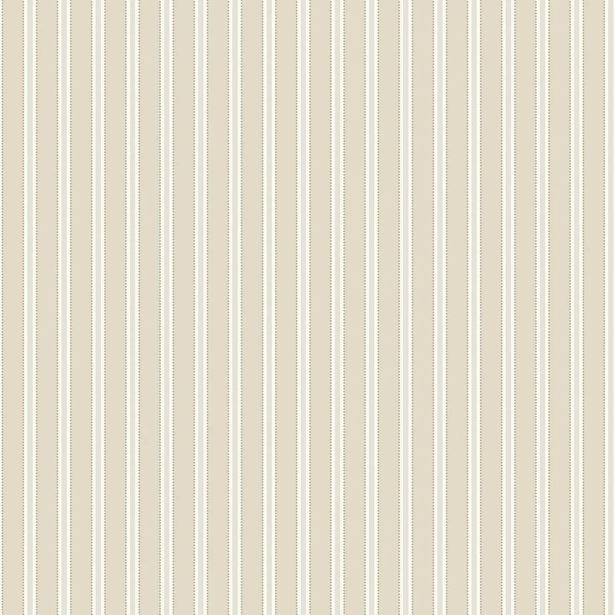 Tapete mit Streifen PÄRLRAND beige mit Weiß