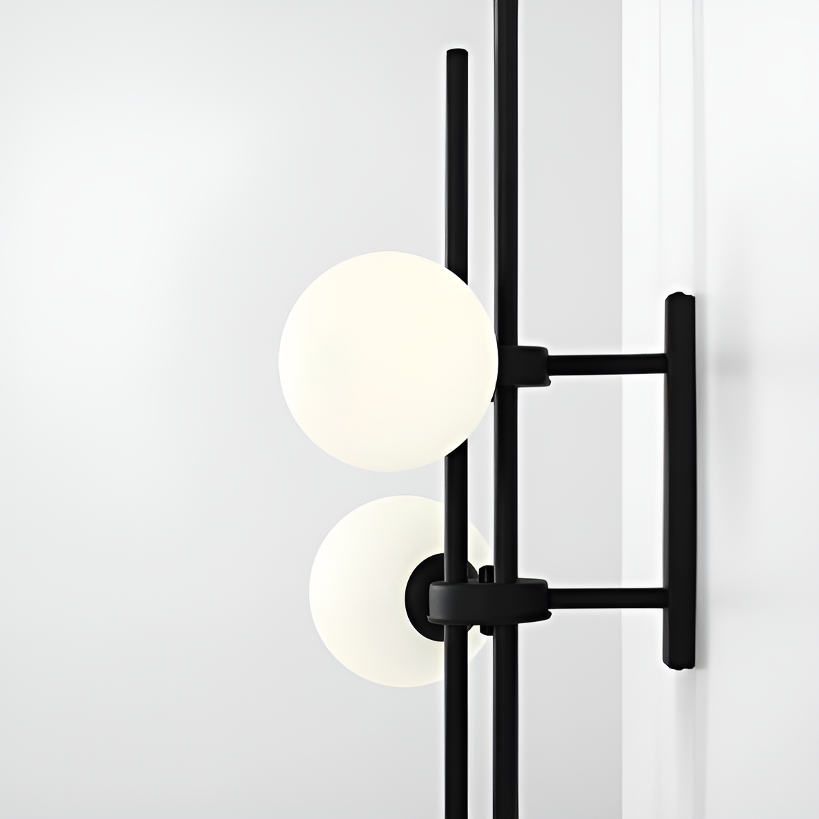 Three-point wall lamp HARMONY black