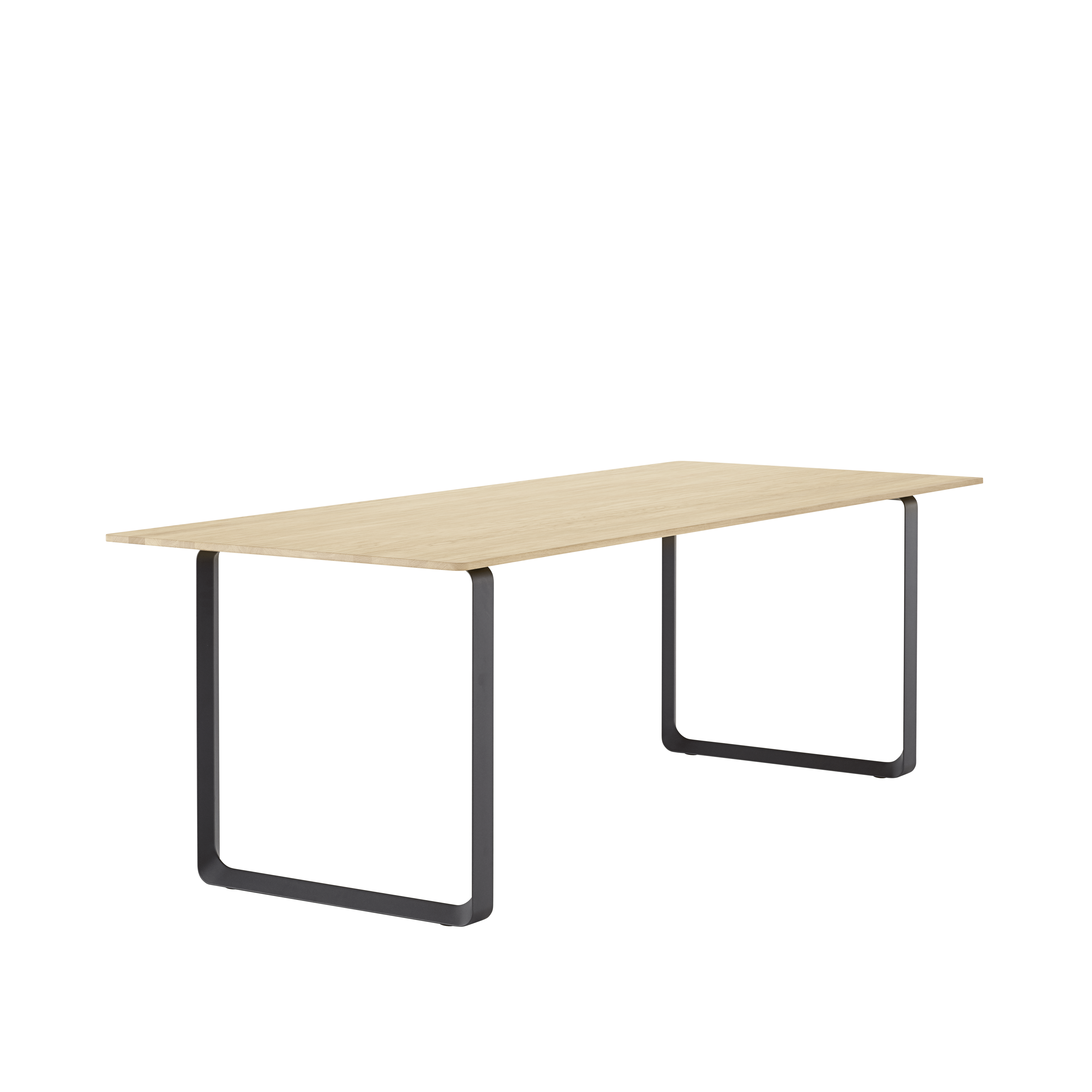 Table 70/70 oak wood with black base