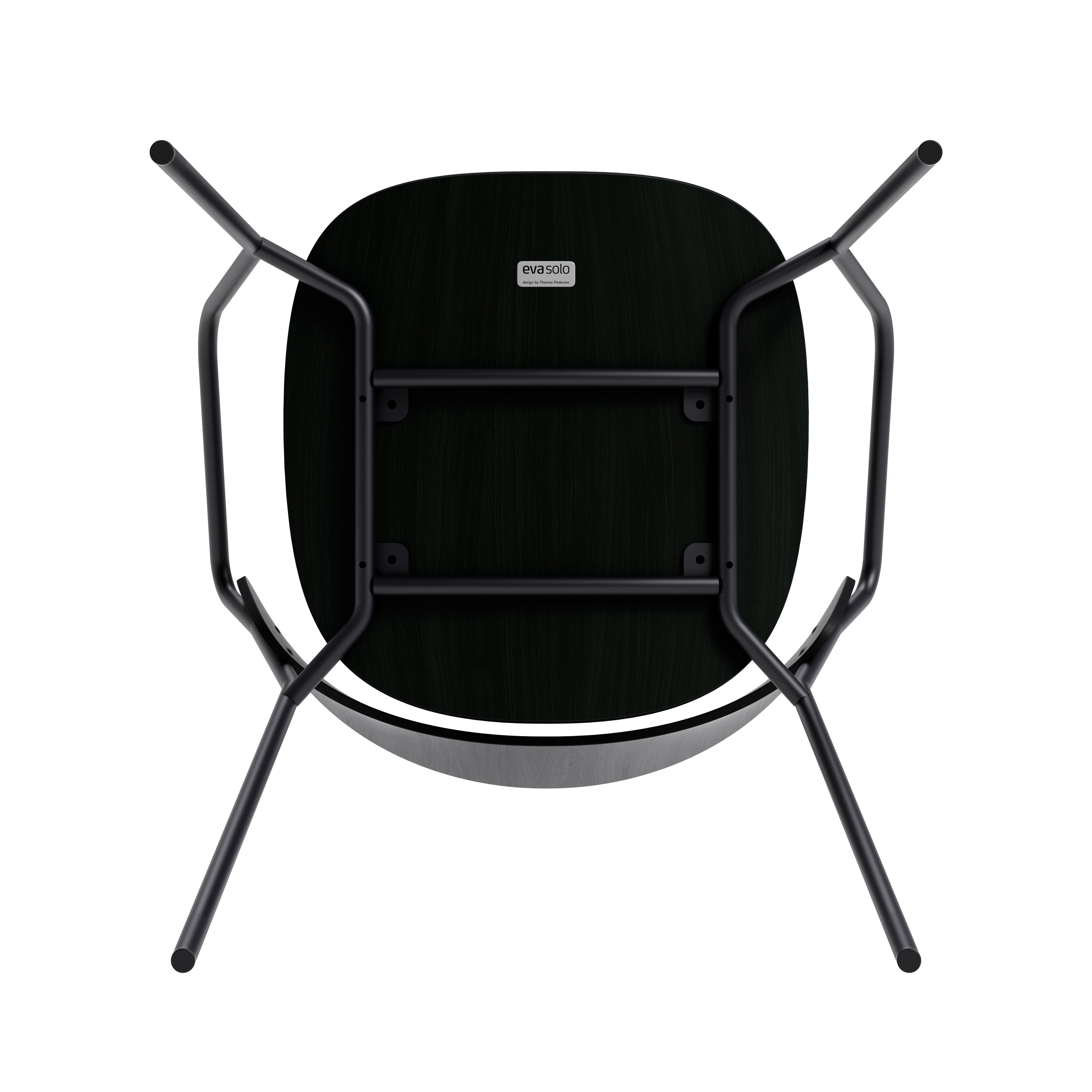 DOSINA Armchair with Armrests Black