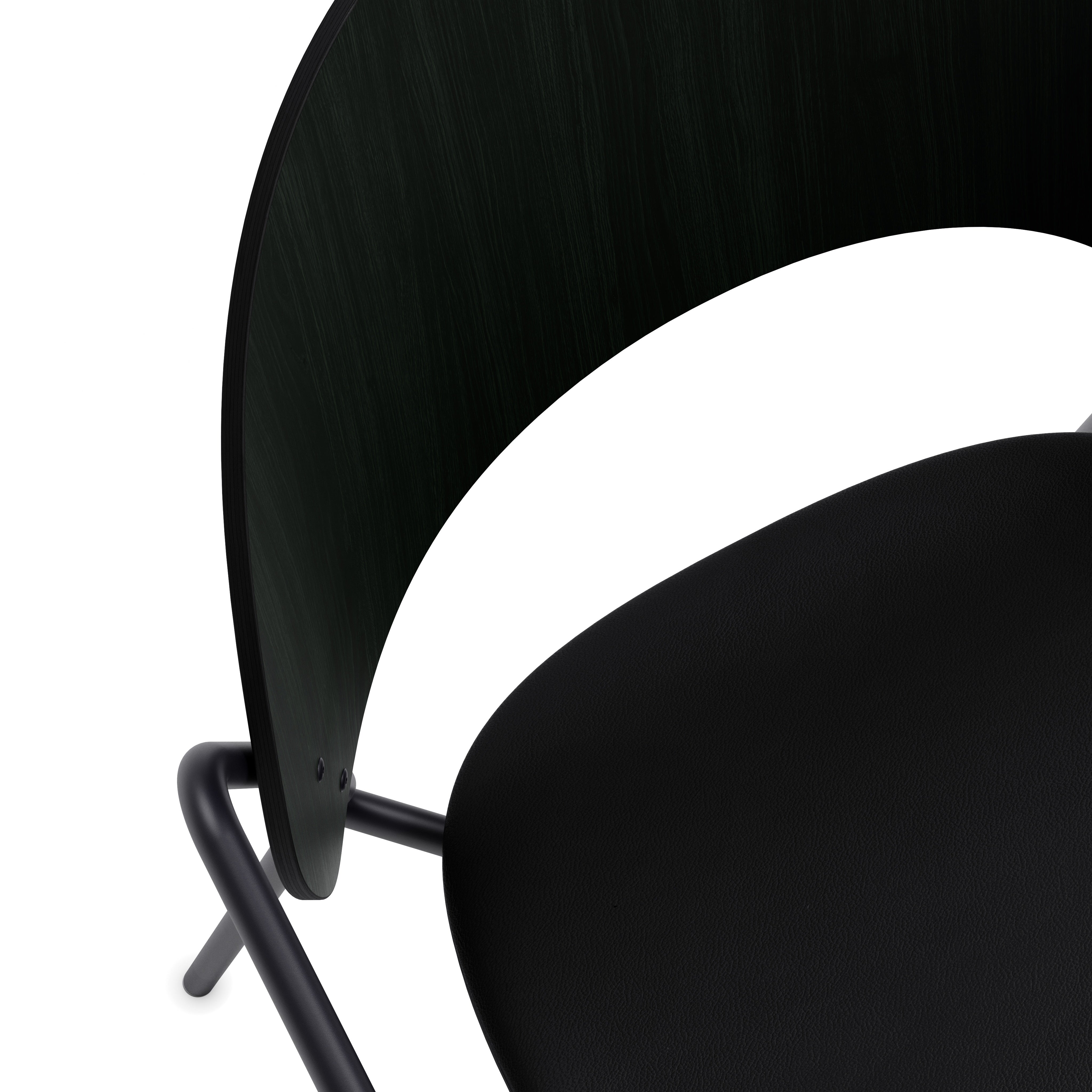 DOSINA Armchair with Armrests Black