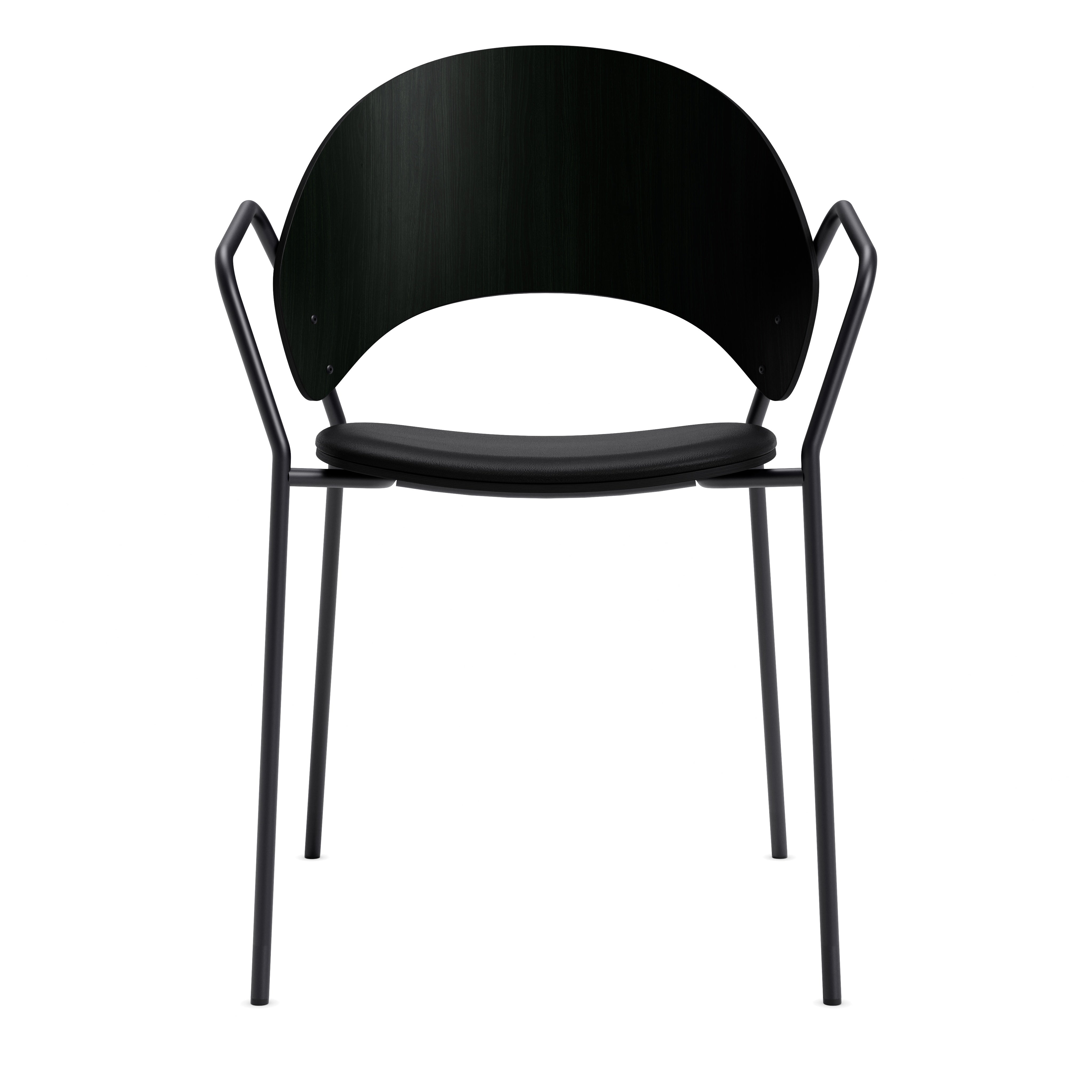 DOSINA Armchair with Armrests Black