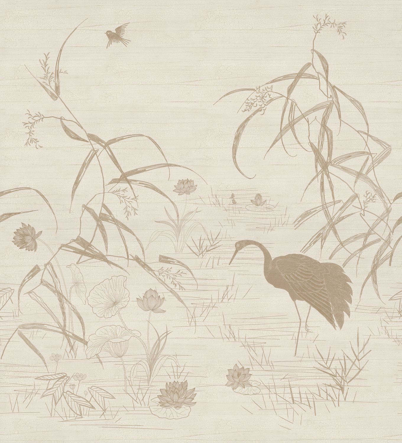 NUIDO mural ivory with beige