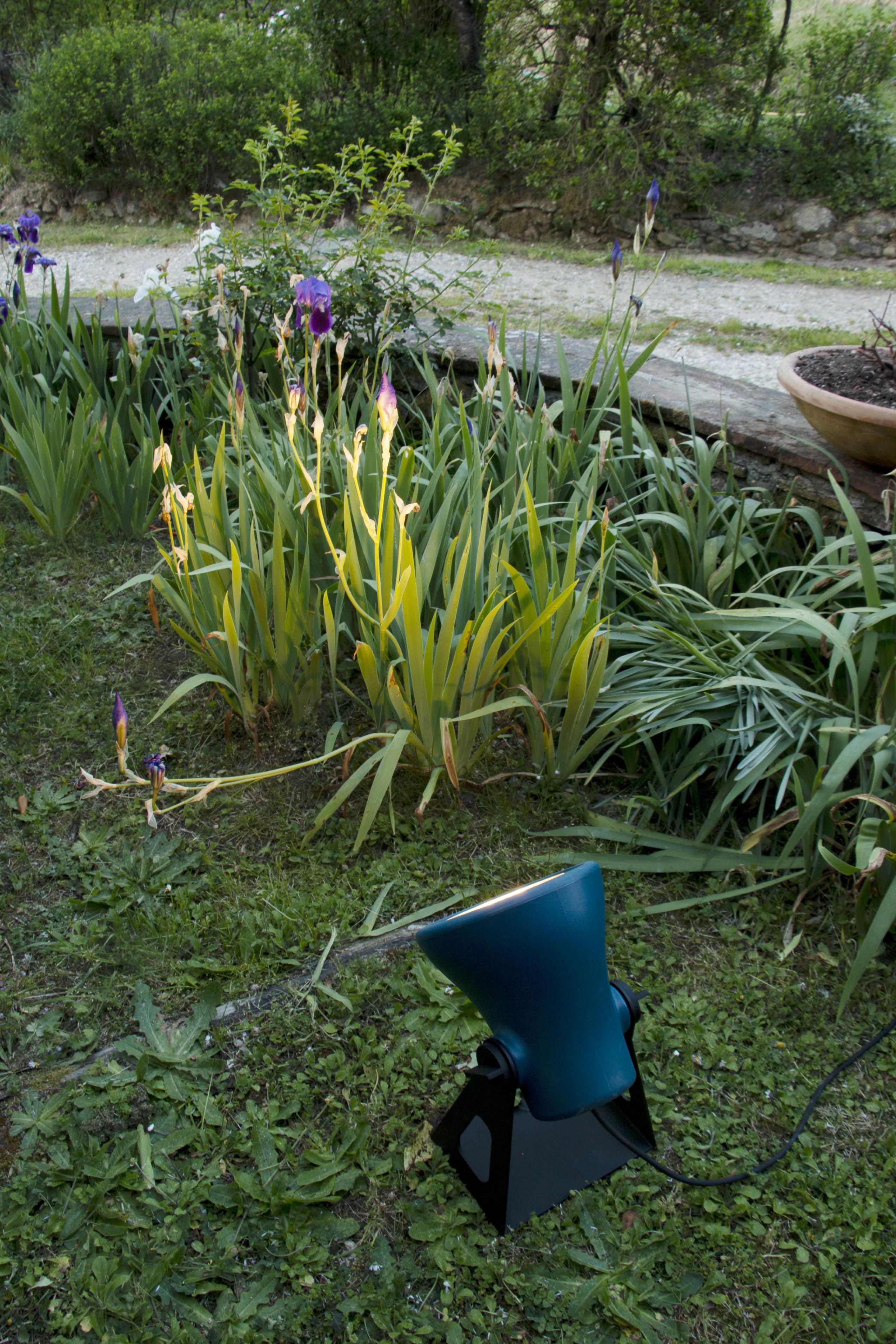 Lampa zewnętrzna podłogowa FROG niebieski