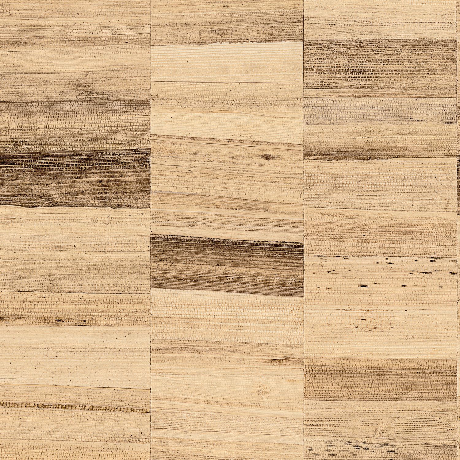 Natural structural wallpaper made from banana leaves BANANIER - STRAW
