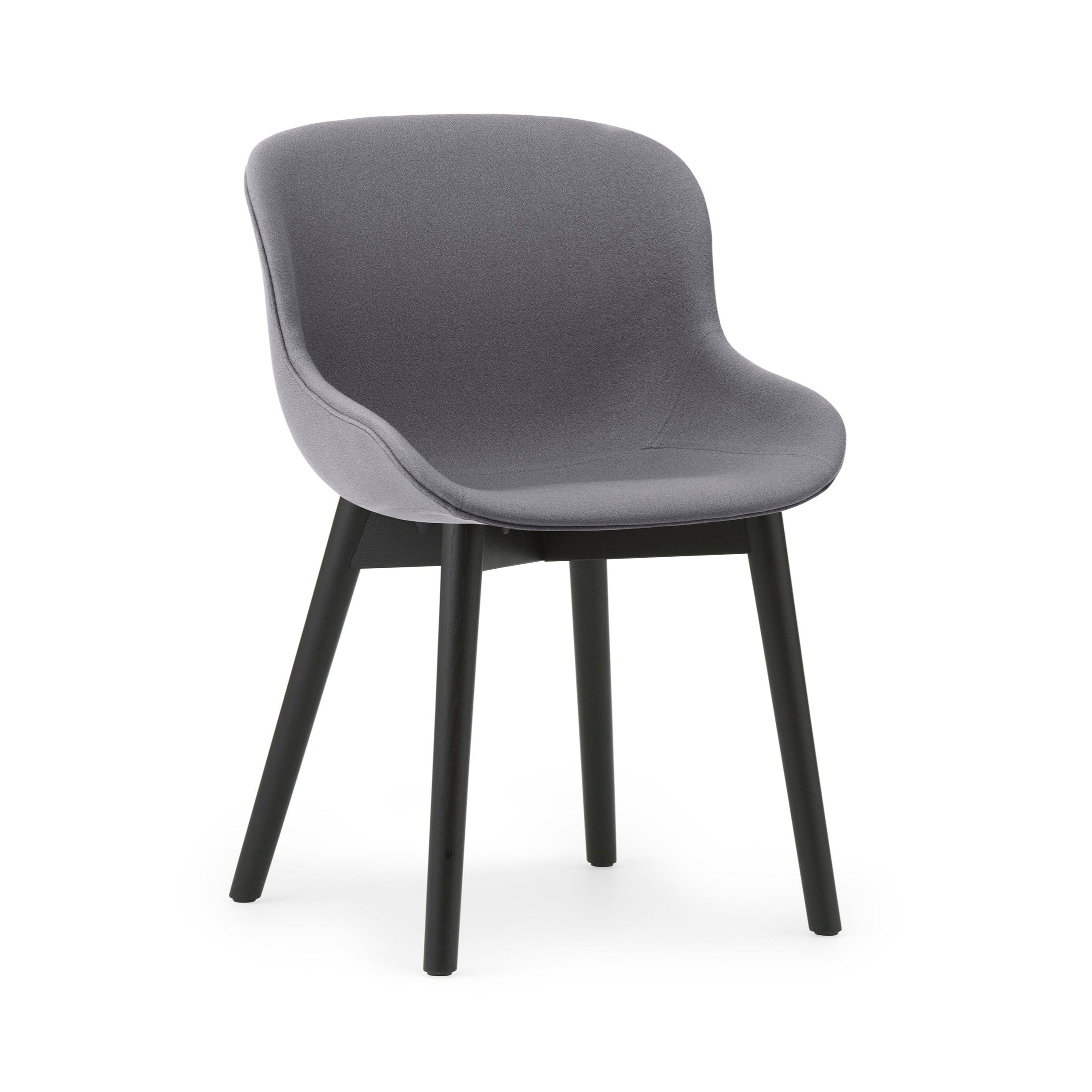 Hyg Upholstered chair with a black oak base