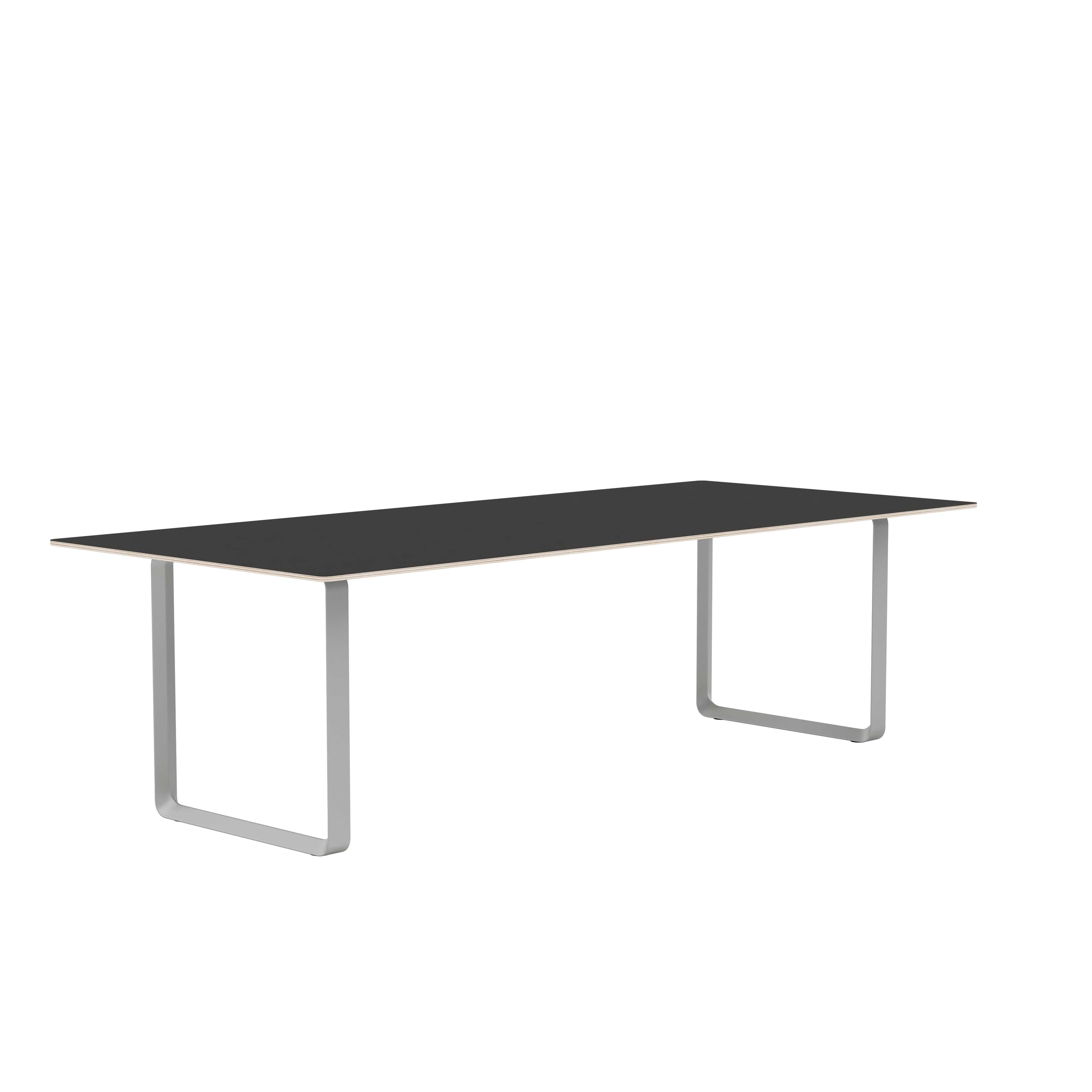 Table 70/70 black with gray base