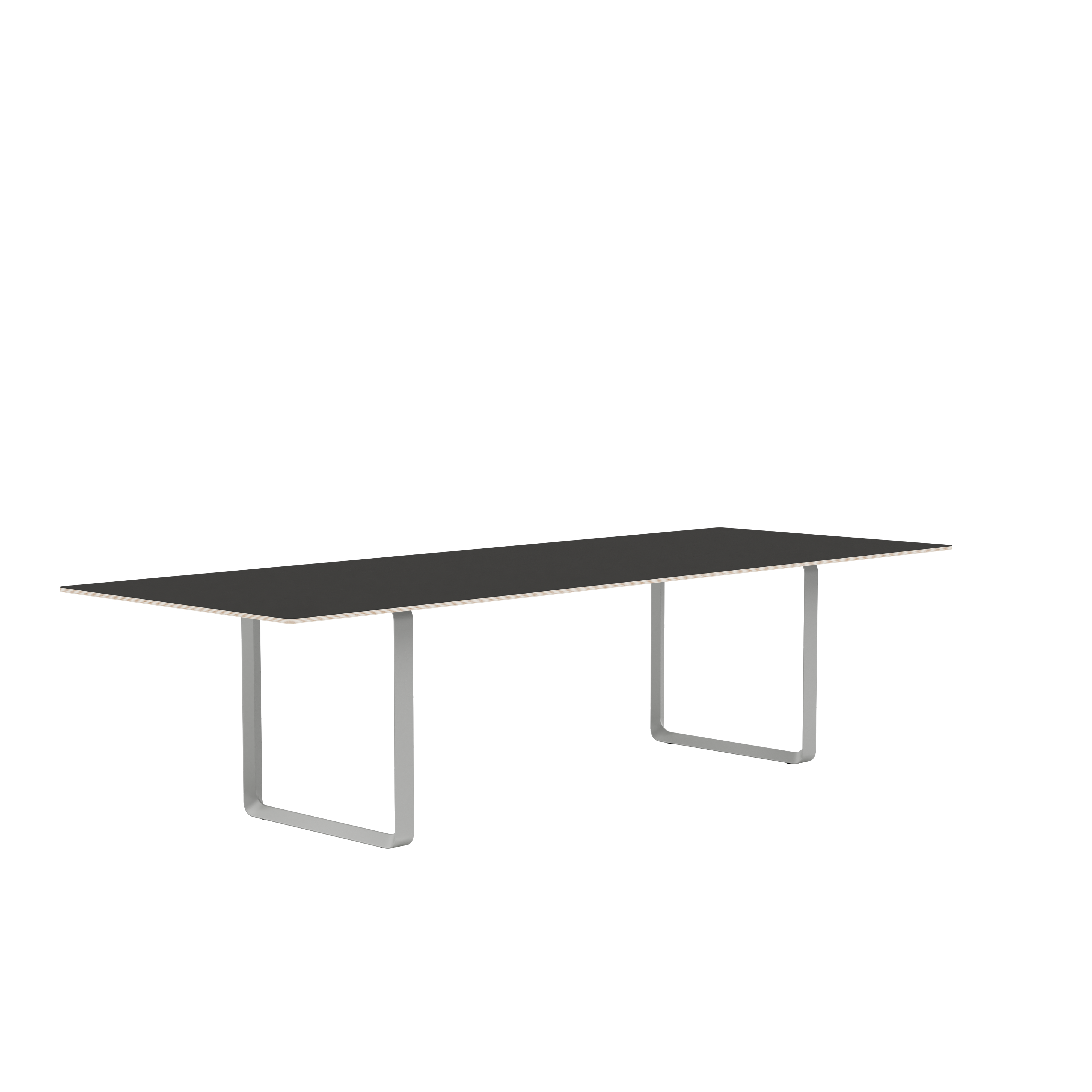 Table 70/70 black with gray base