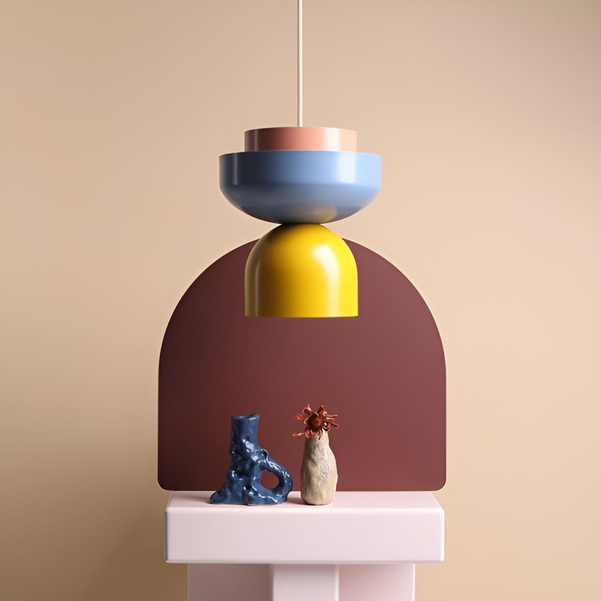 Multicolor street hanging lamp