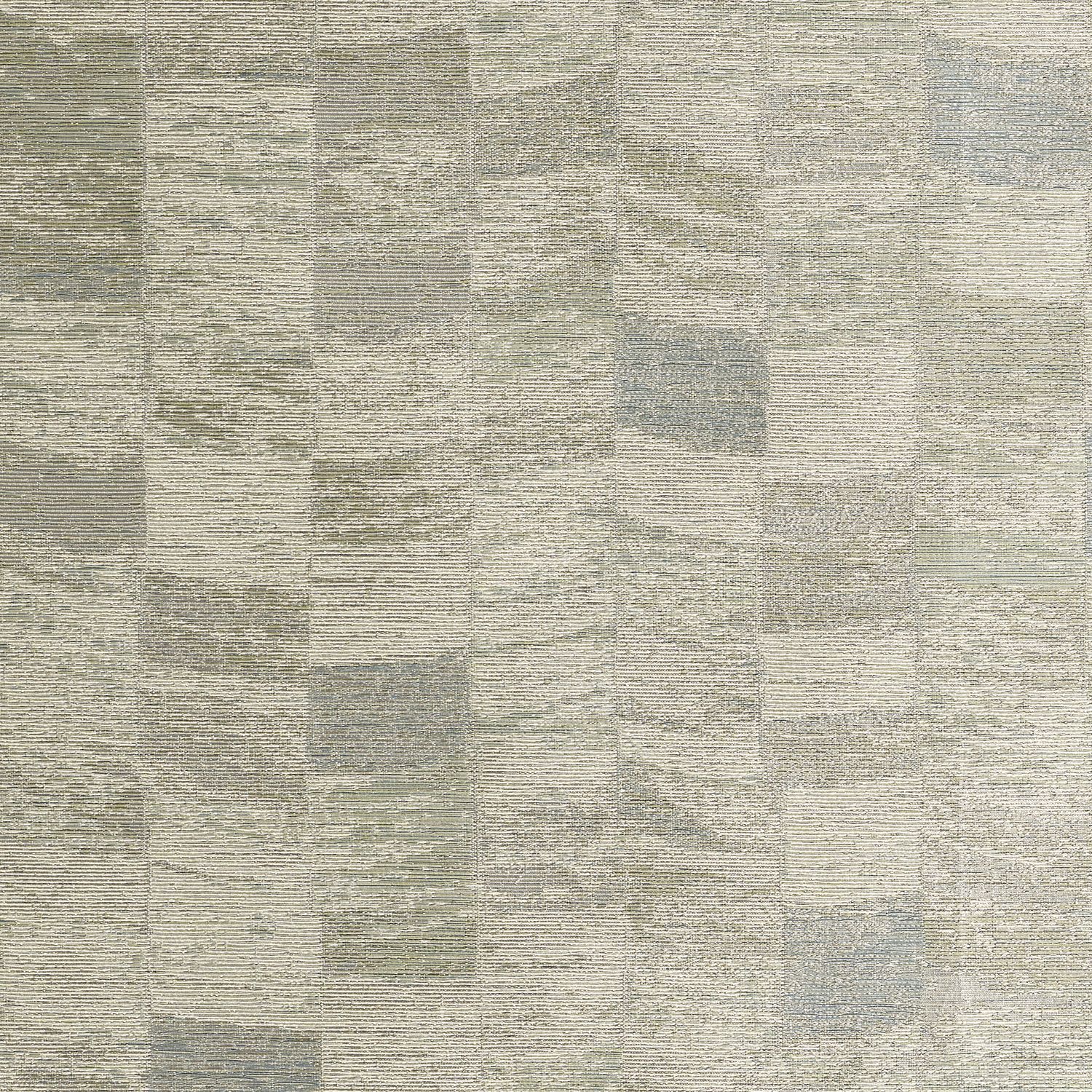 Textilstruktur-Tapete mit geometrischem Muster PUEBLOS - ACIER grau