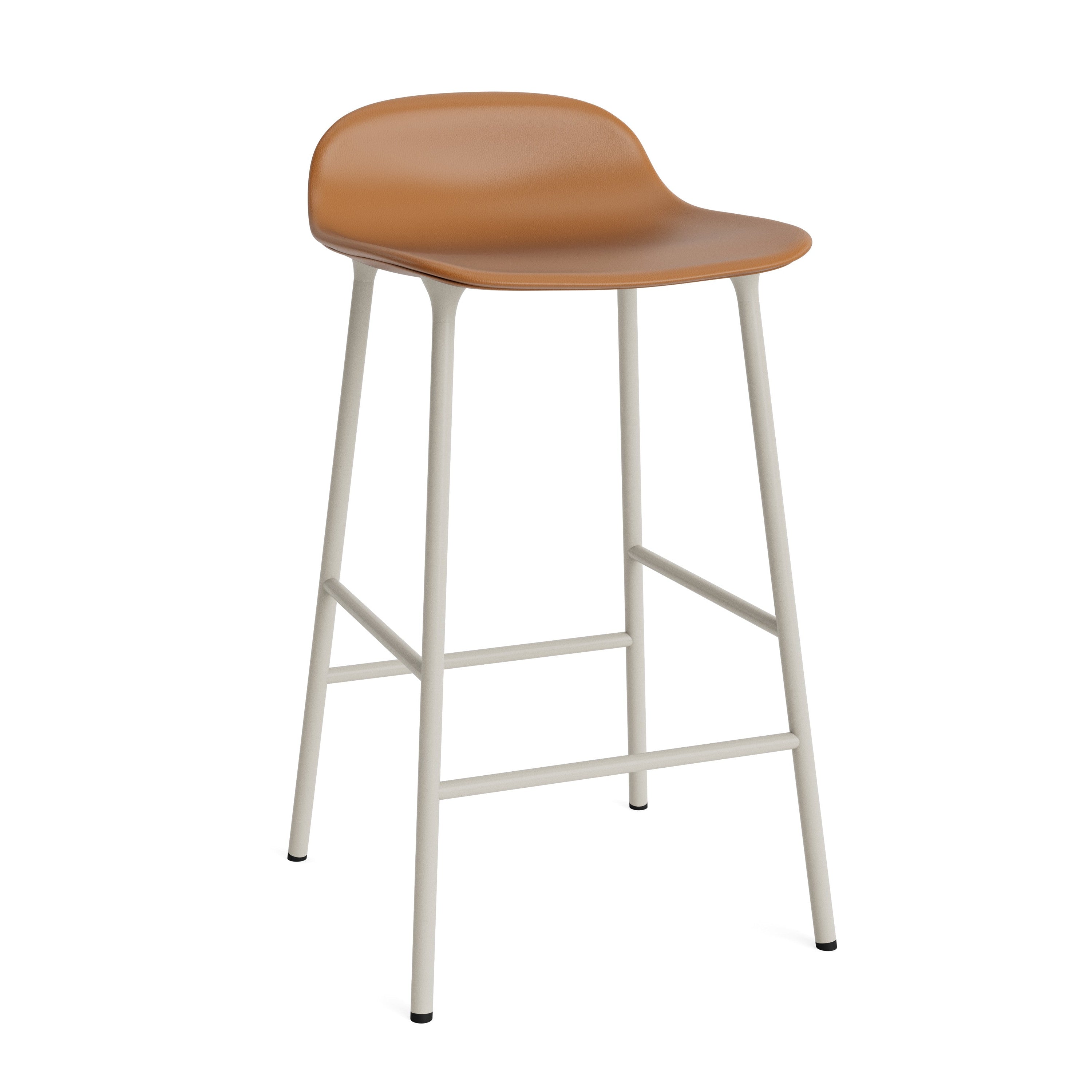 Upholstered forms with a light gray base