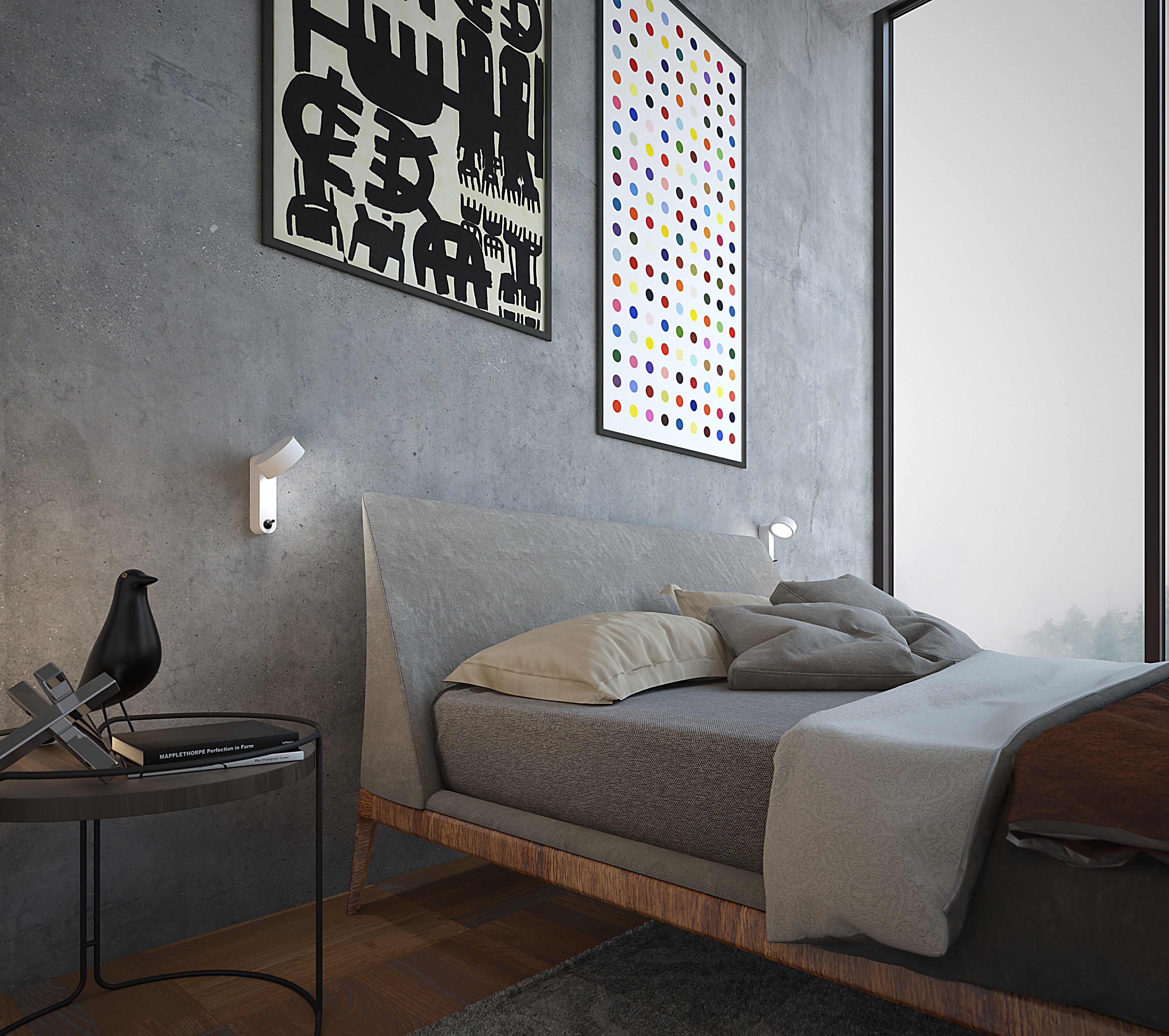 Lampa ścienna TOGGLE antracytowy – Martinelli Luce