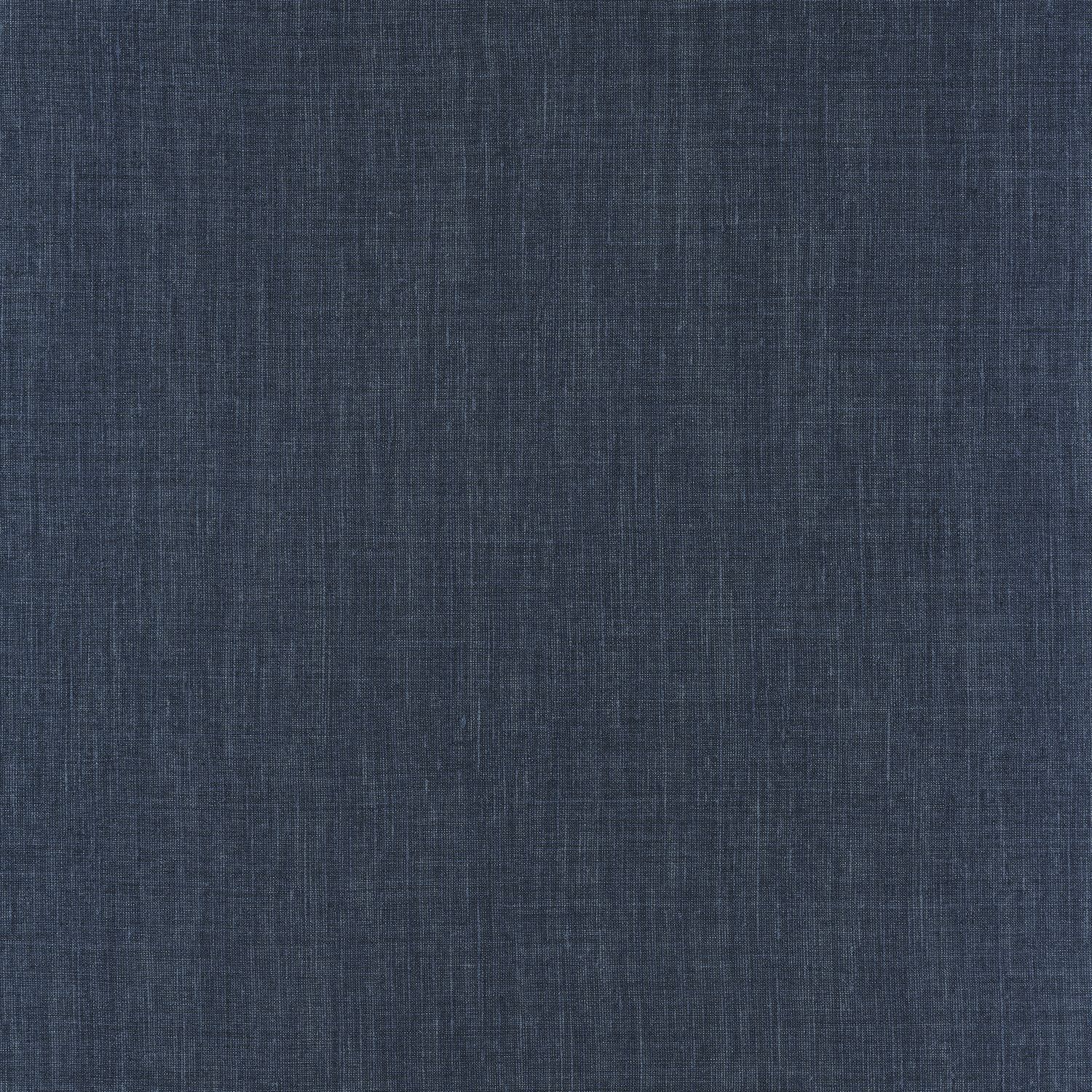 Strukturtapete, die leinenähnliches Gewebe imitiert SHINOK - BLEU NUIT dunkelblau