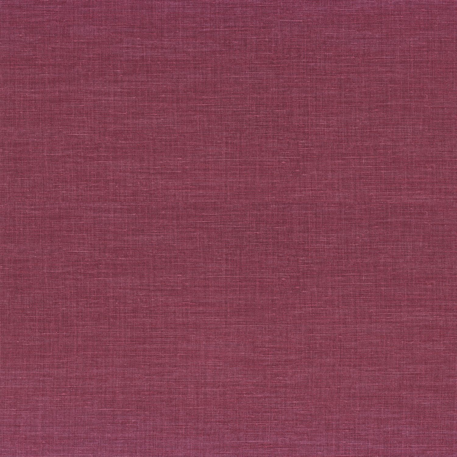 Structural wallpaper mimicking linen canvas SHINOK - BURGUNDY garnet