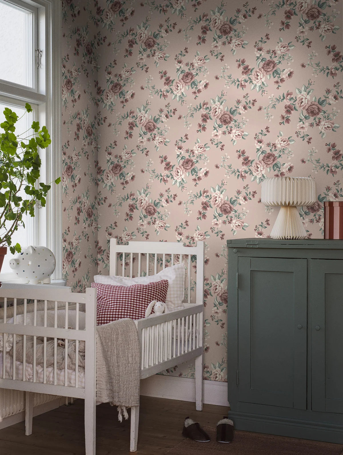 Tapete mit floralem Motiv Blumen NOMI rosa