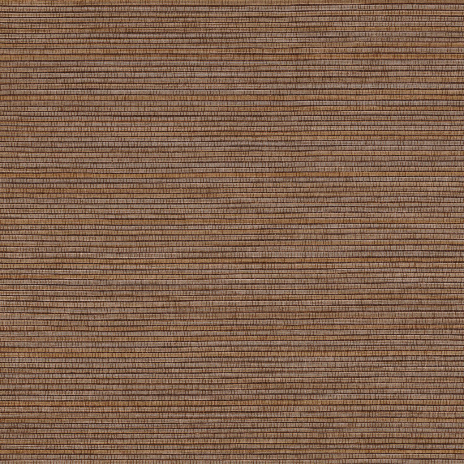 Structural wallpaper imitating plant canvas PANDAN - WALNUT brown