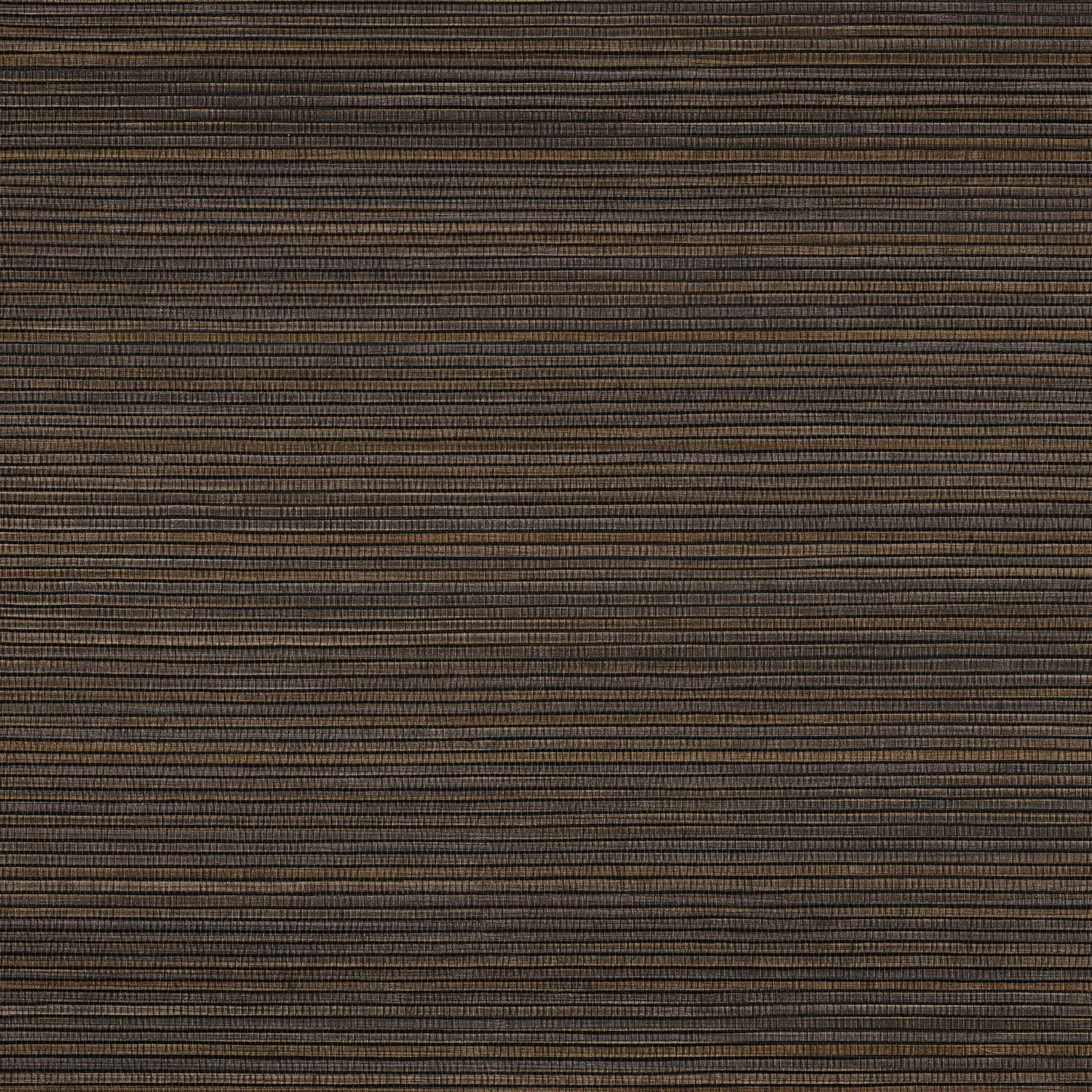 Structural wallpaper imitating plant canvas PANDAN - EBONY dark brown