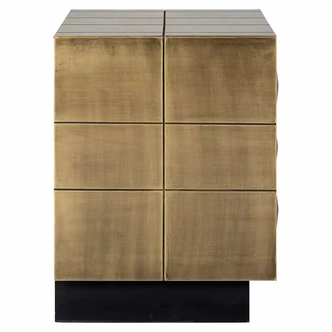 COLLADA gold nightstand