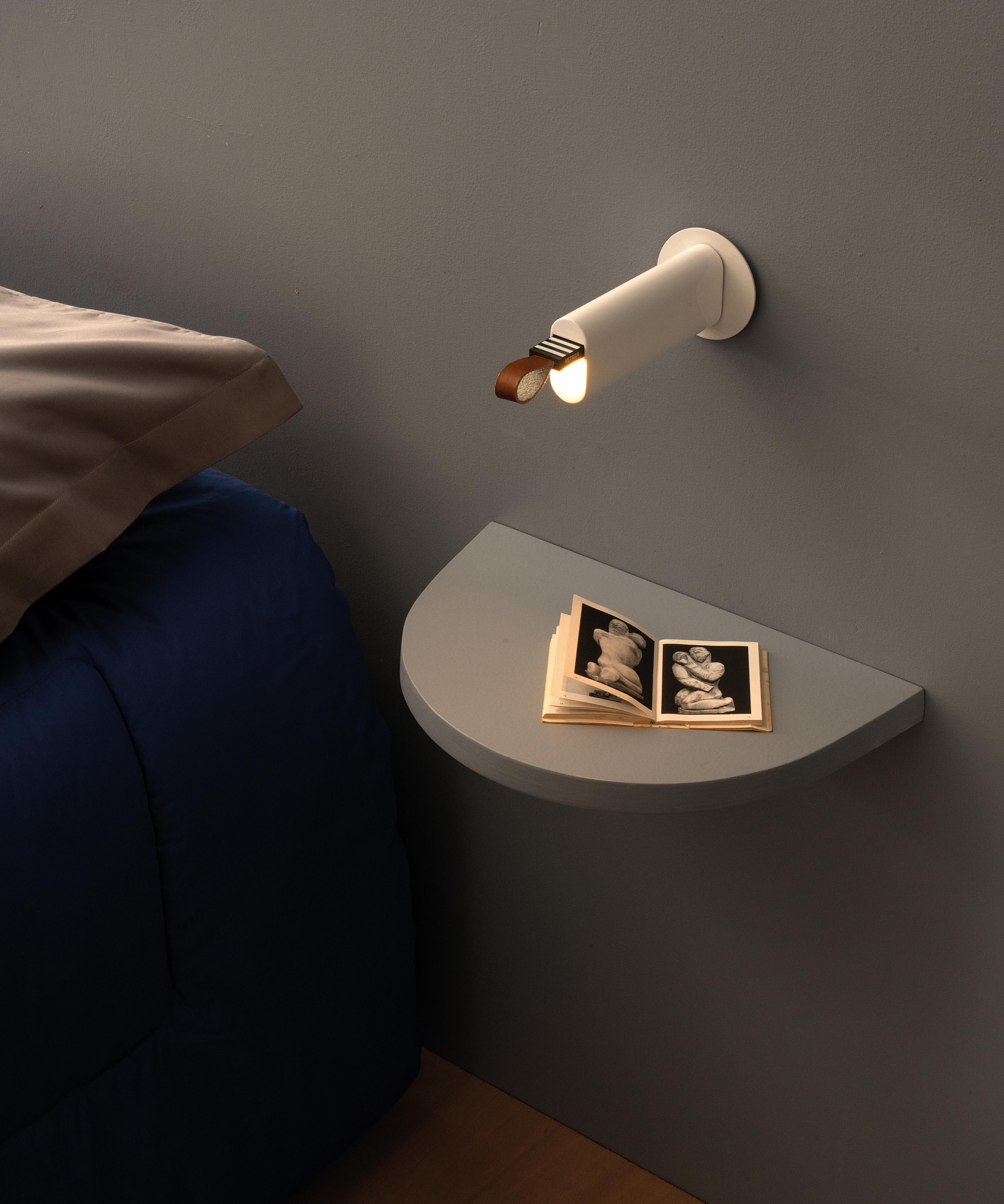 Wandlampe METRICA glänzend weiß