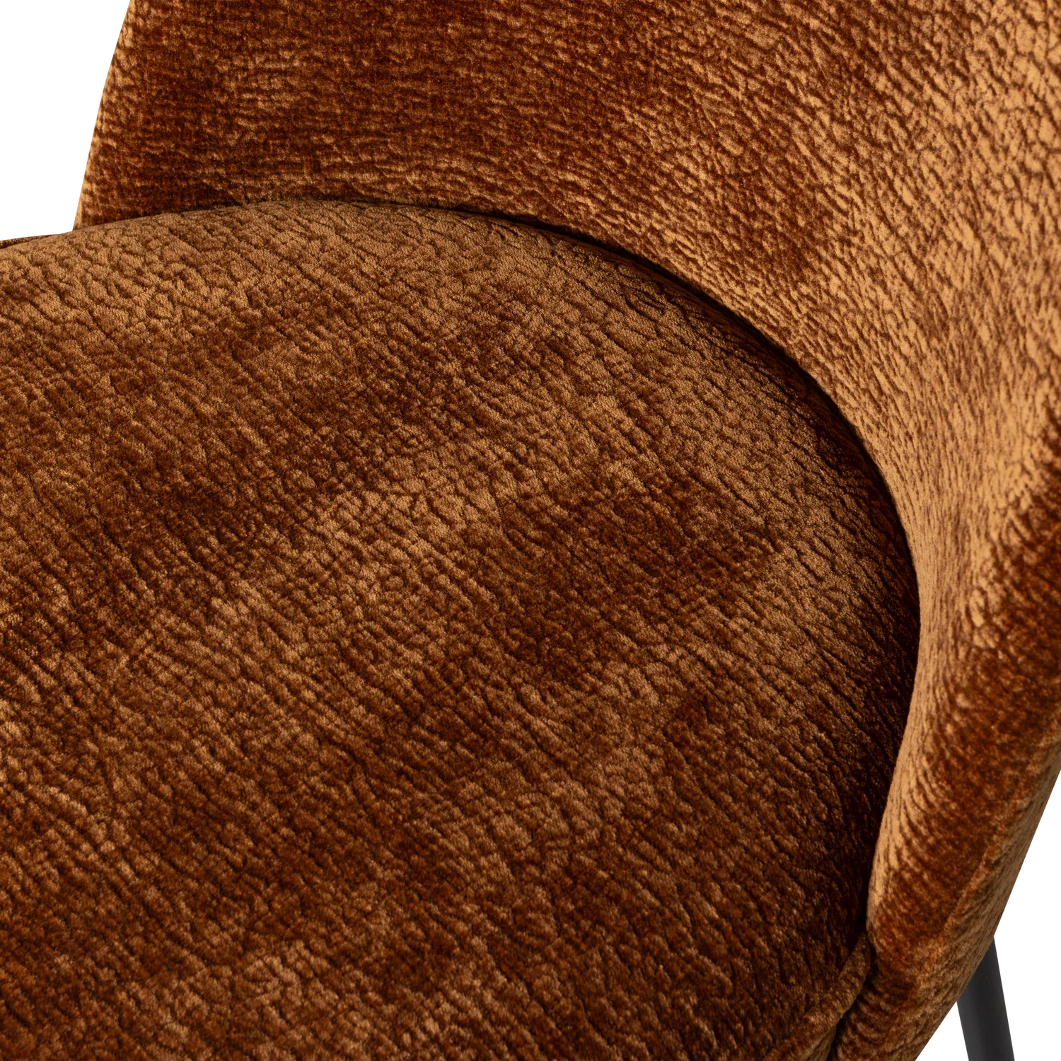Vogue 3D Brown Stuhl von einer schwarzen Basis