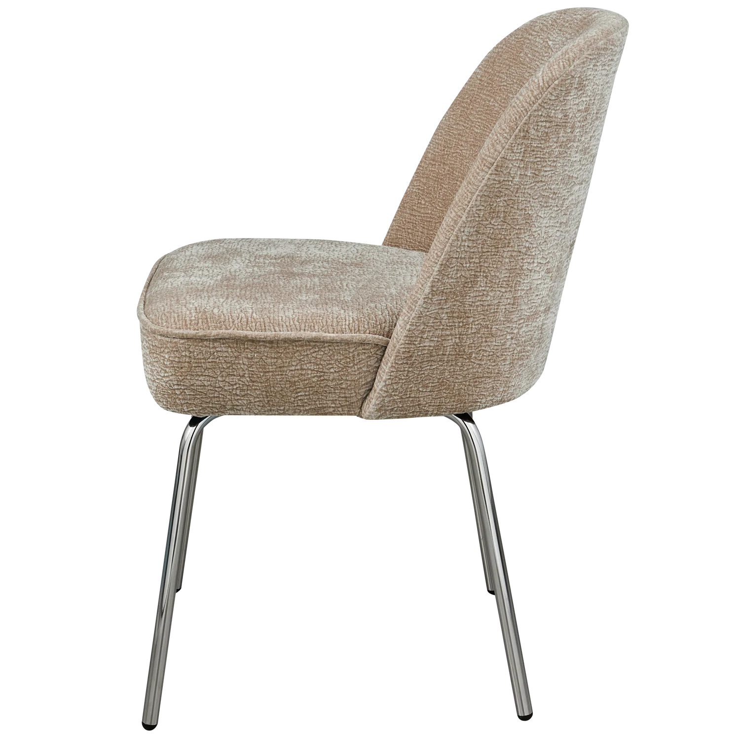 Vogue 3d Sandy Chair Szenil mit einer Chrombasis