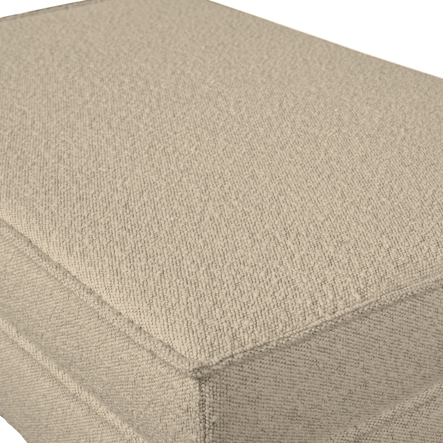 Rodeo beige Bouclé footrest