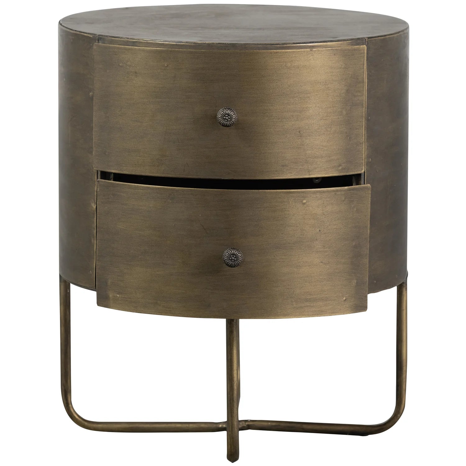 Glossy brass cabinet