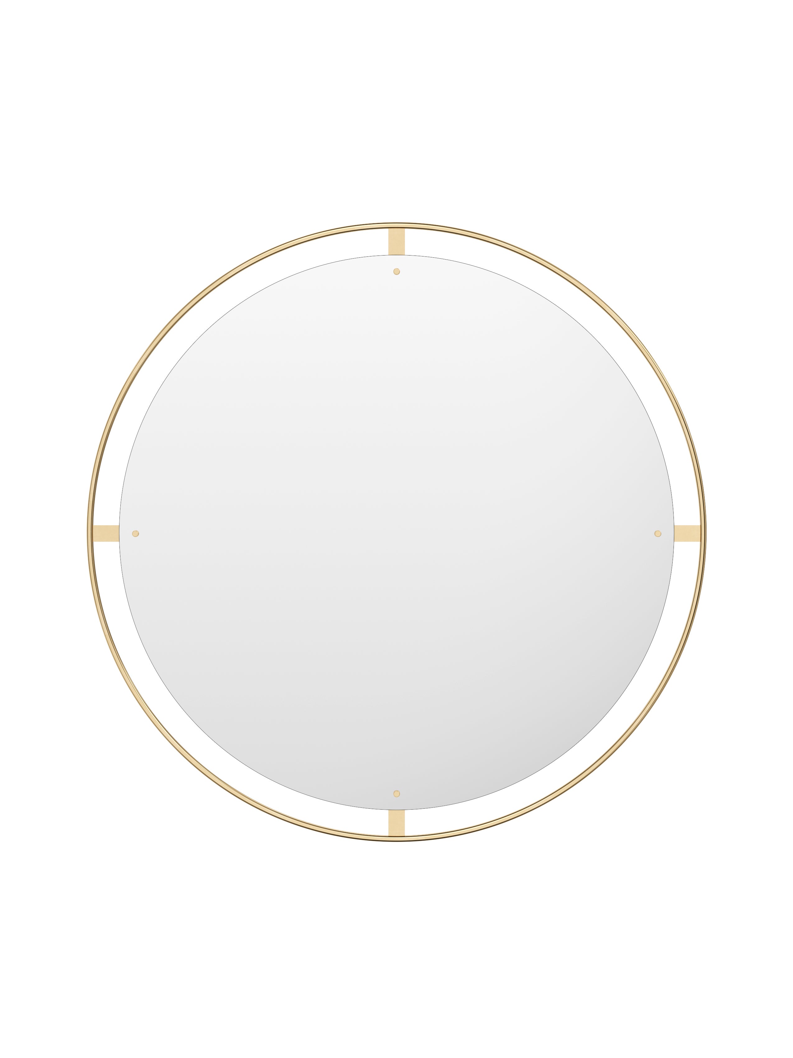 Round Mirror NIMBUS Polished Brass