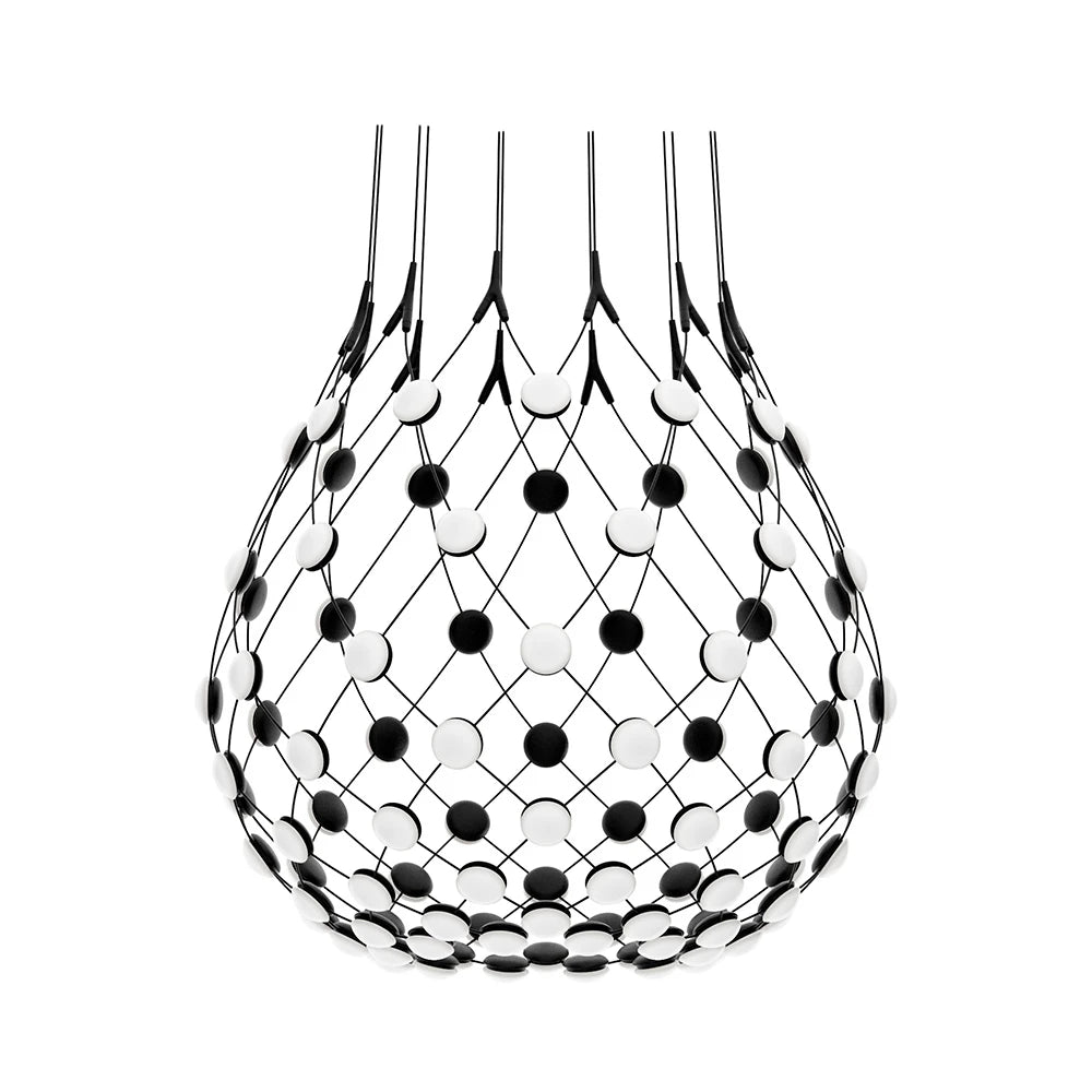 Schwarze Netzlampe