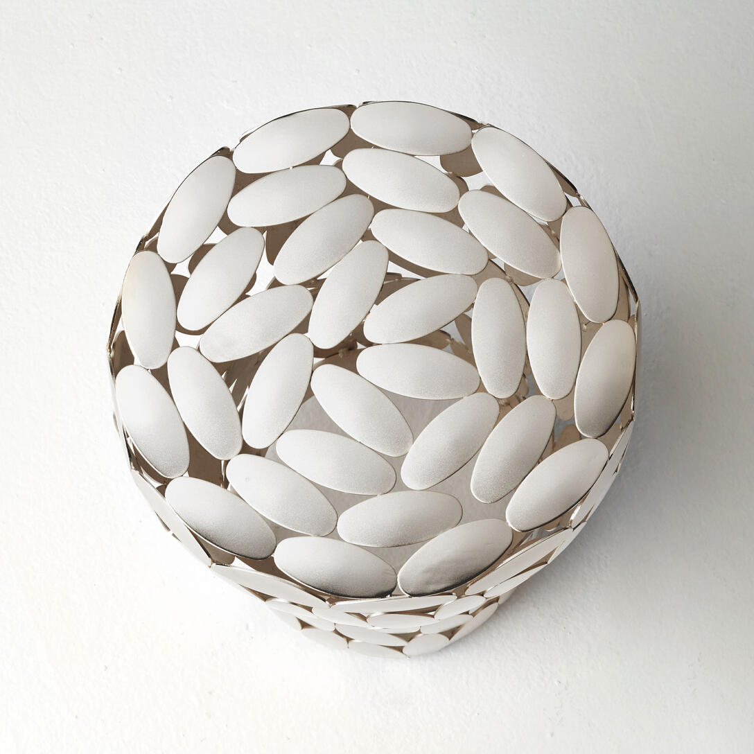 FOLIAE Silver Side Table