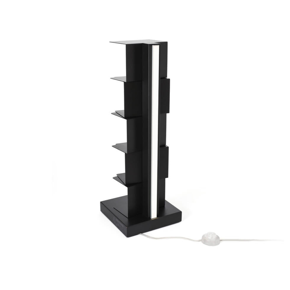 Beleuchteter Regal PTOLOMEO LUCE schwarz