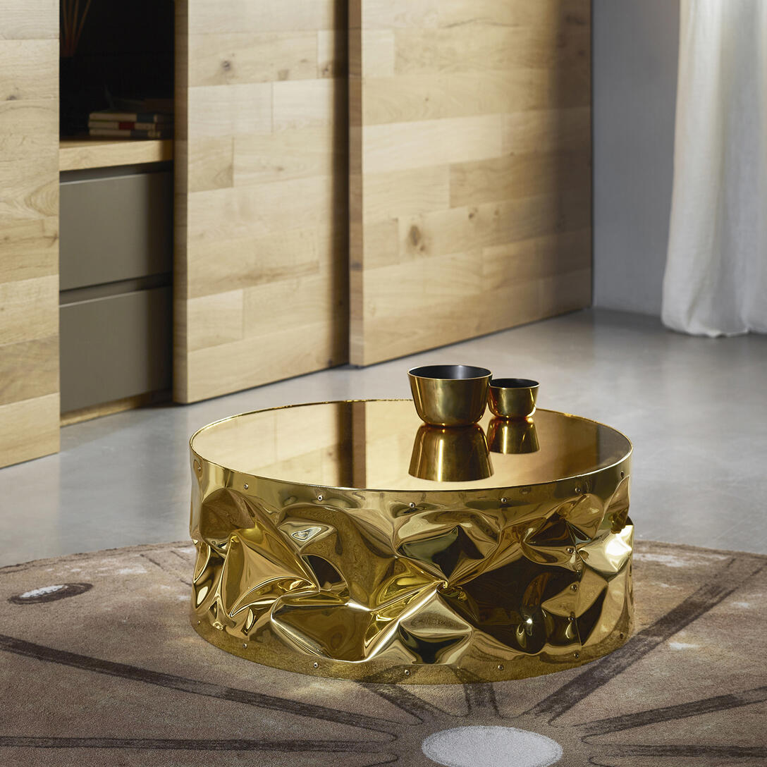 TAB.ULONE silver coffee table