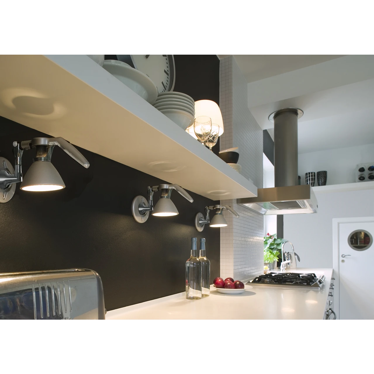 Metallwandlampe Fortebraccio