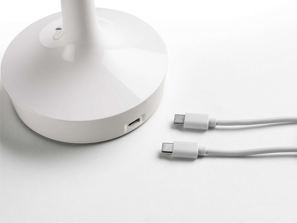 Tragbare Lampe BON JOUR UNPLUGGED kupfer mit transparentem Schirm