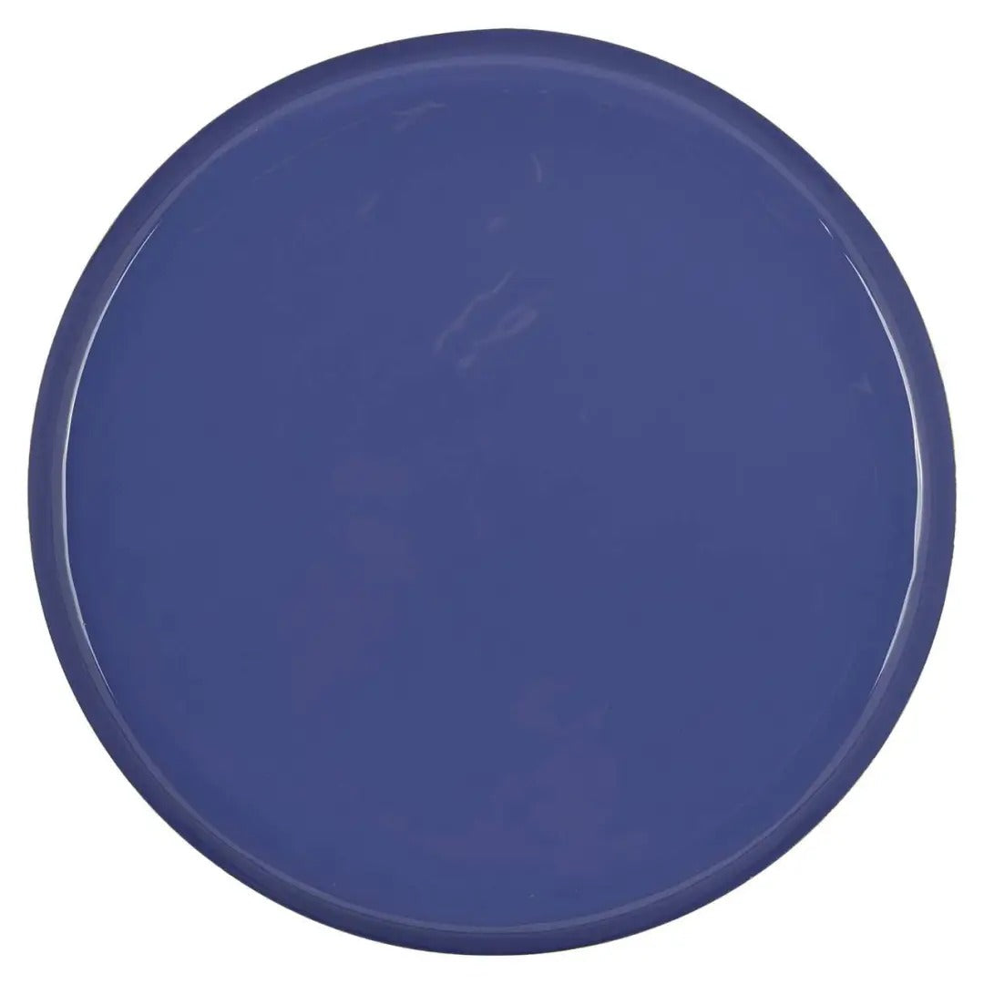 Beistelltisch RENAO blauer Tischplatte mit Gold