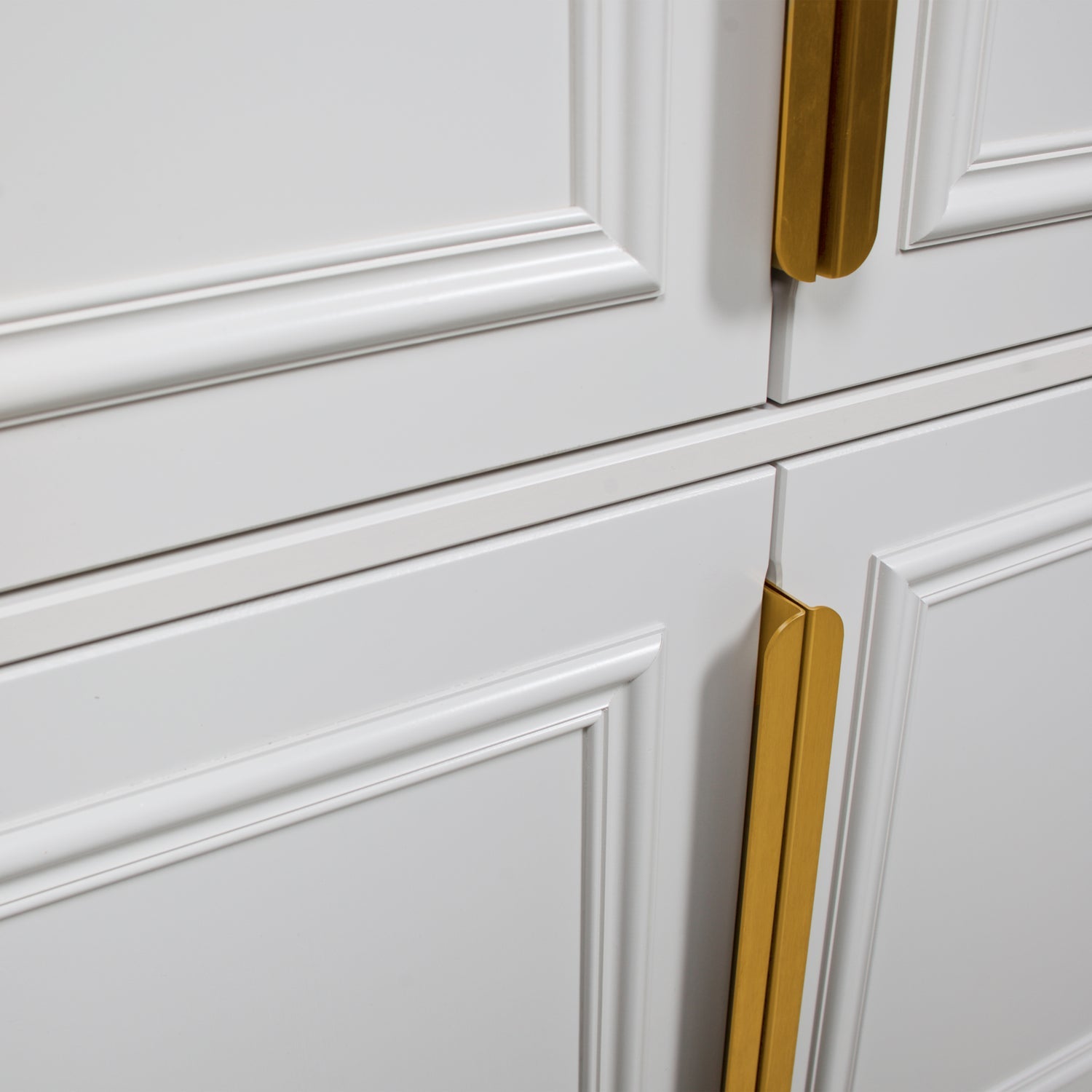 A light gray organizer with ancient gold