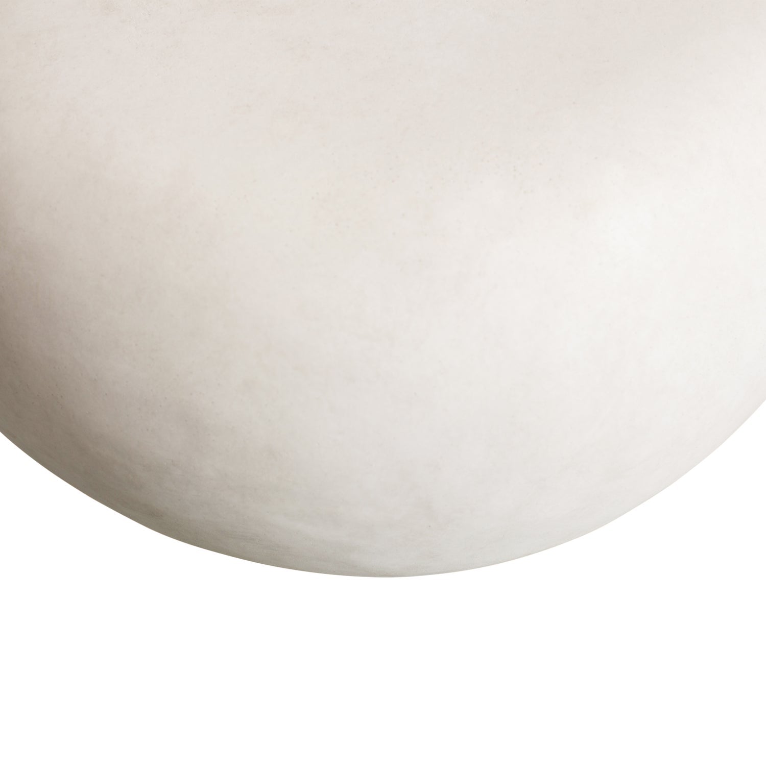 White Outdoor Side Table PEBBLE