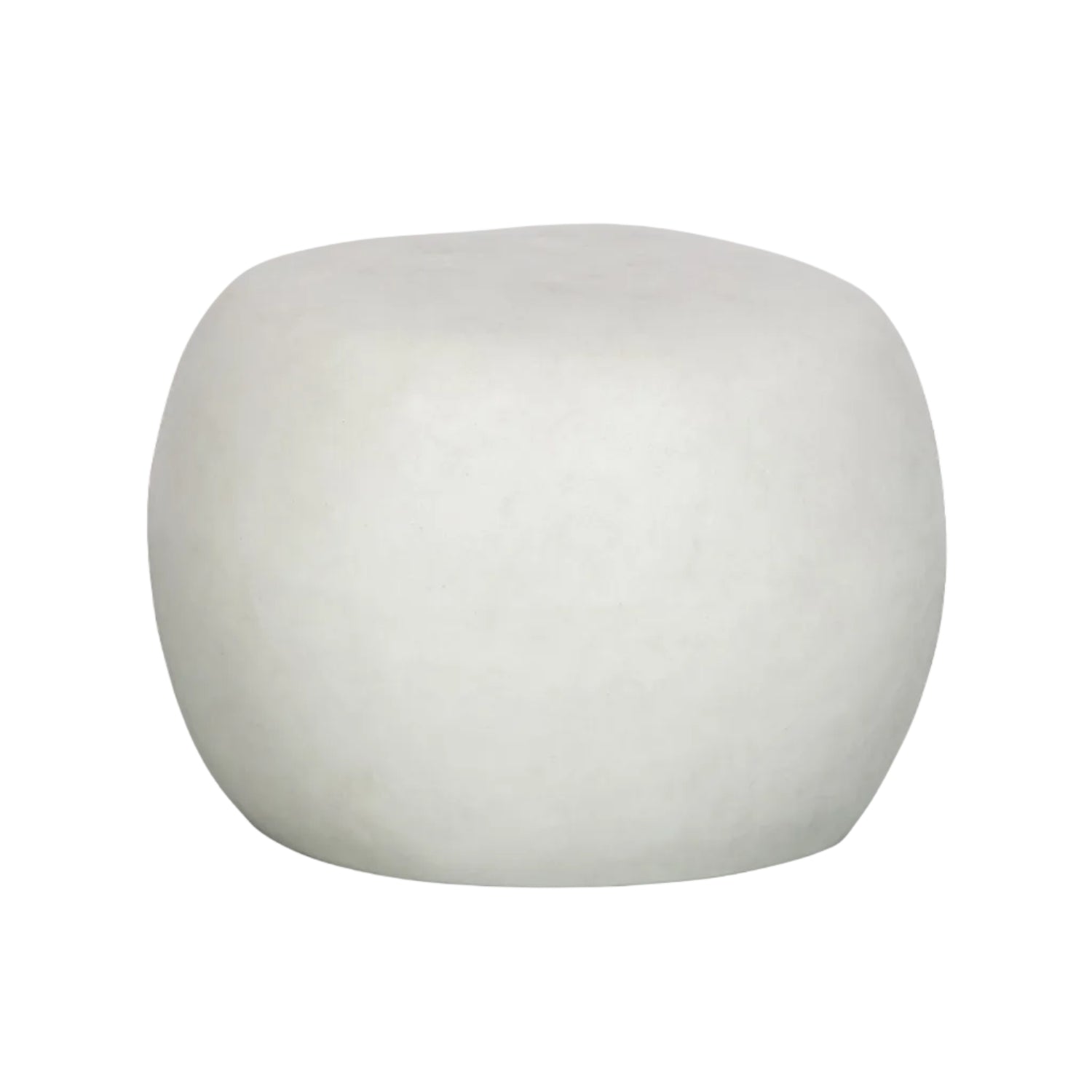 White Outdoor Side Table PEBBLE