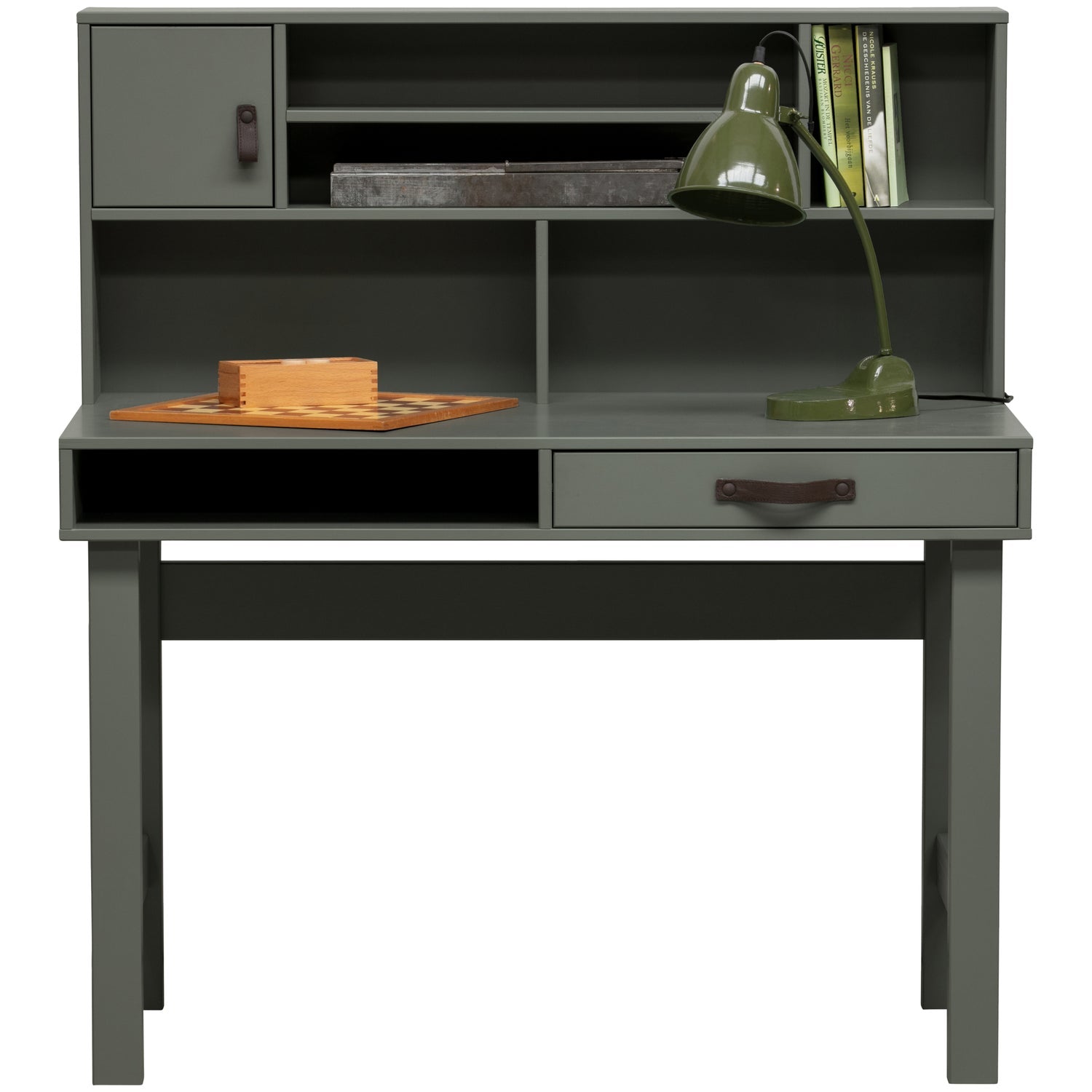Schreibtisch STAGE grau-grün