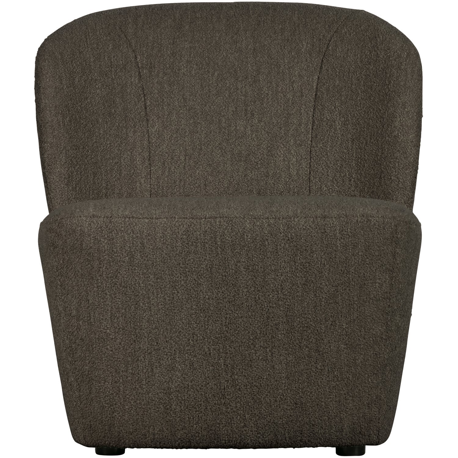LOFTY Armchair in Brown Bouclé