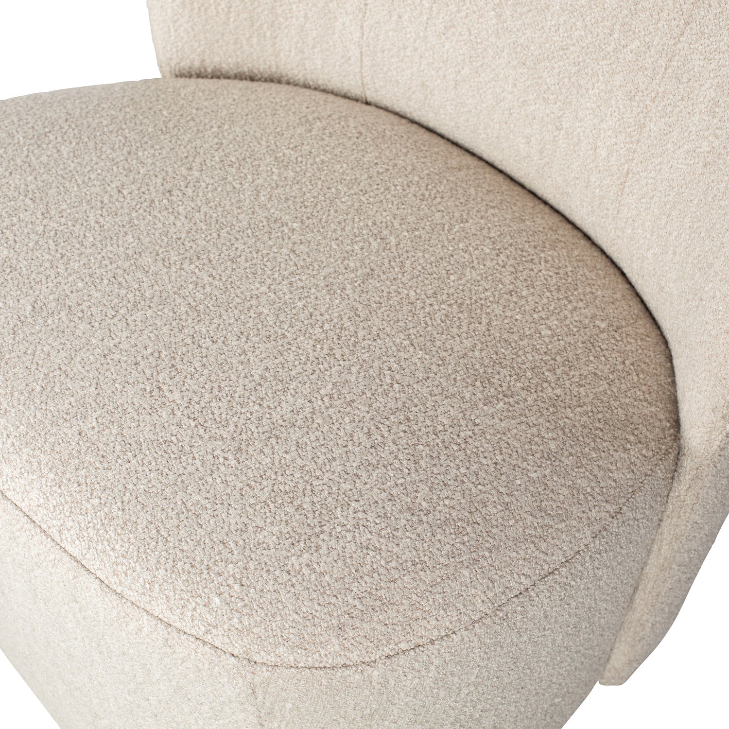 LOFTY Armchair in Beige Bouclé