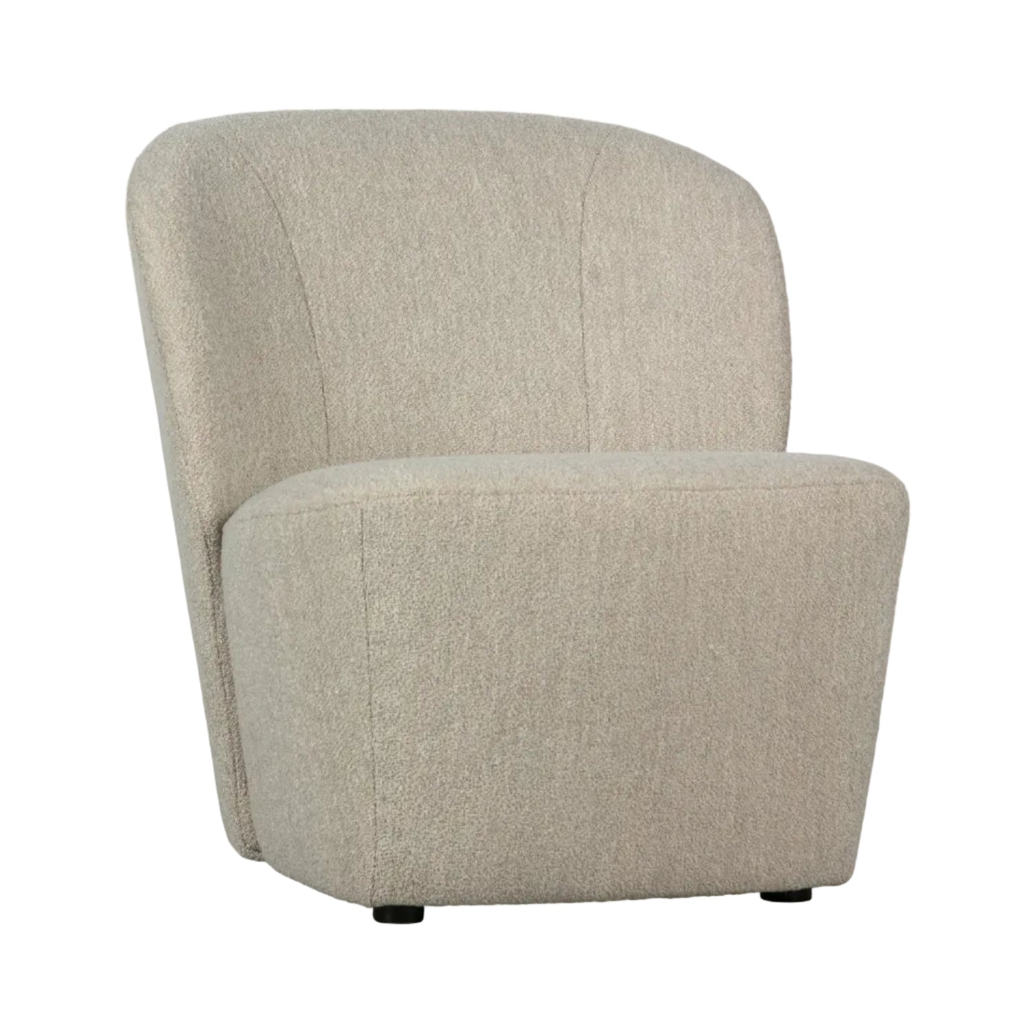 LOFTY Armchair in Beige Bouclé