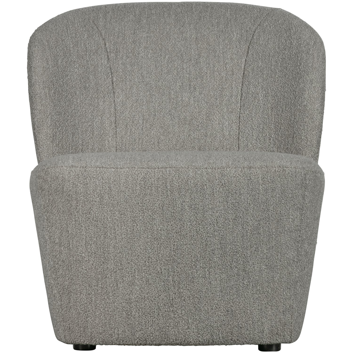 Sessel LOFTY grauer Bouclé