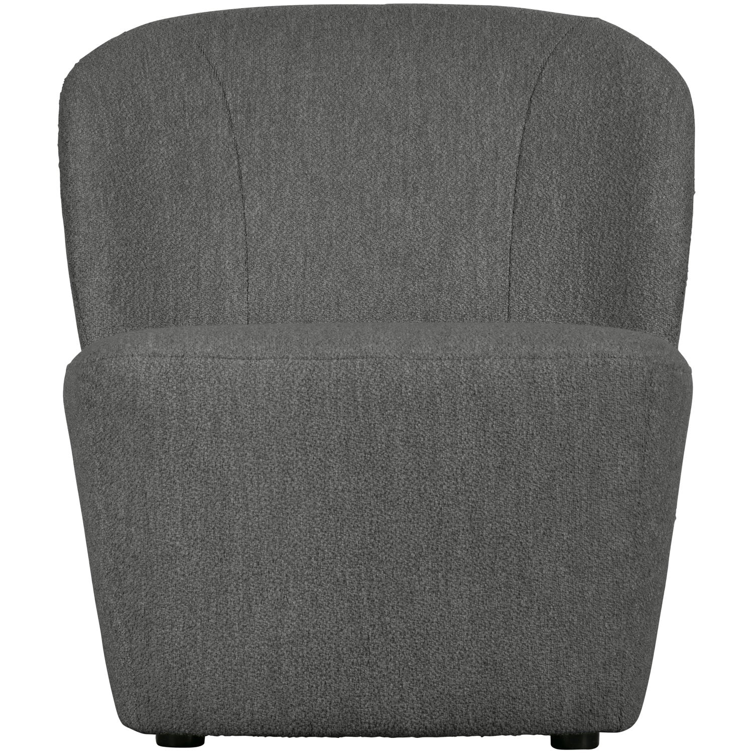 Sessel LOFTY dunkelgrau Bouclé
