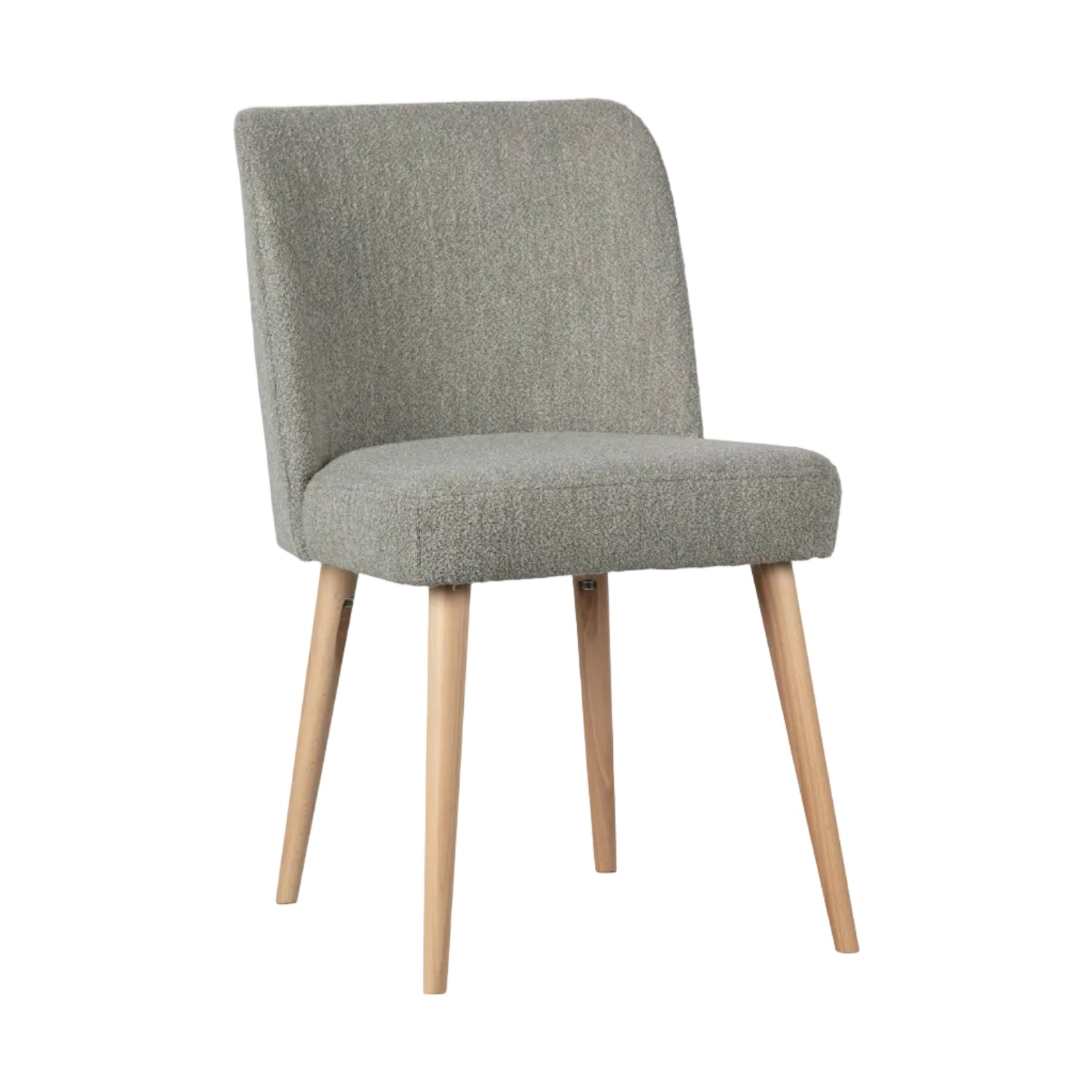 FORCE Chair Light Gray Bouclé