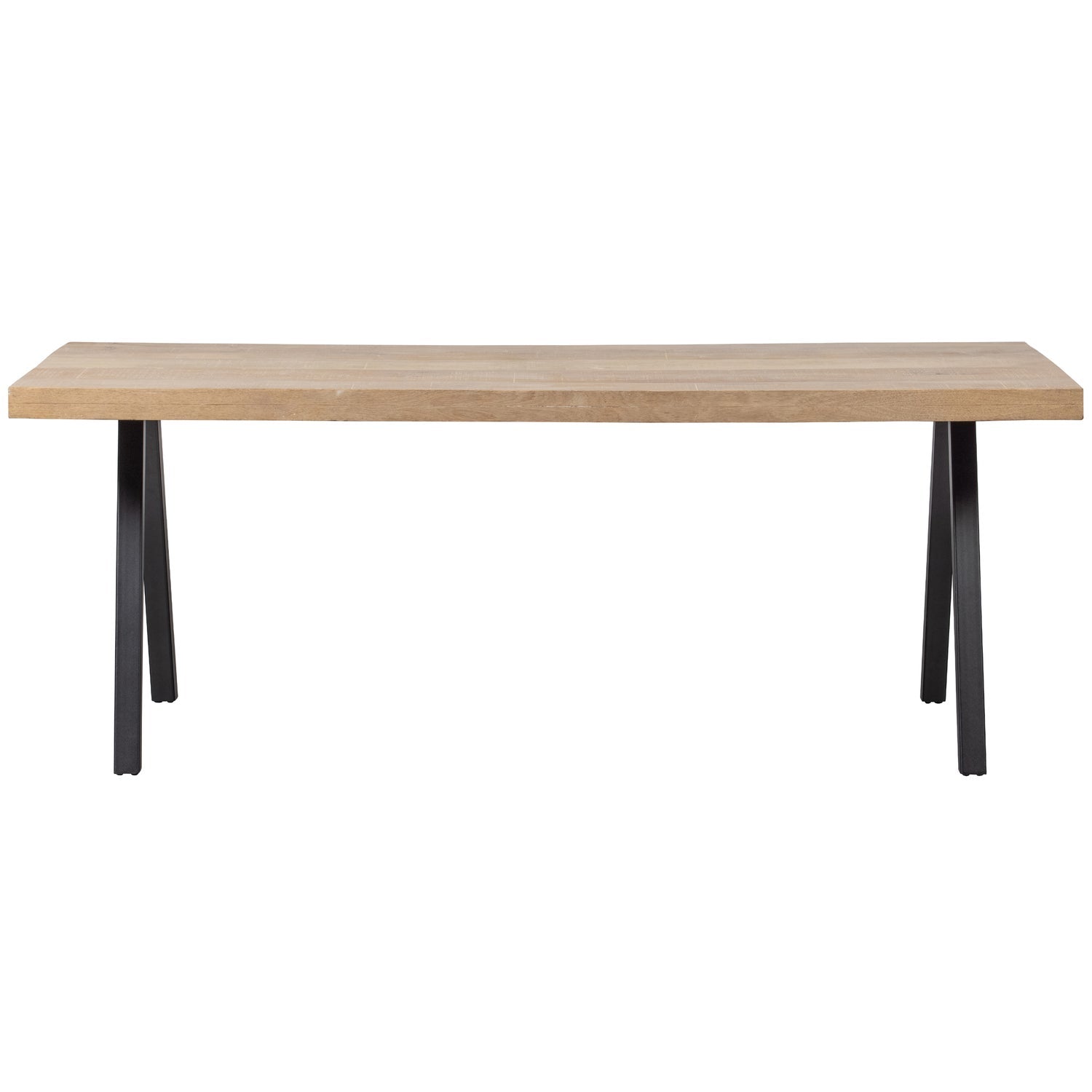 Rectangular Table TABLO Mango Wood with V-Shaped Base