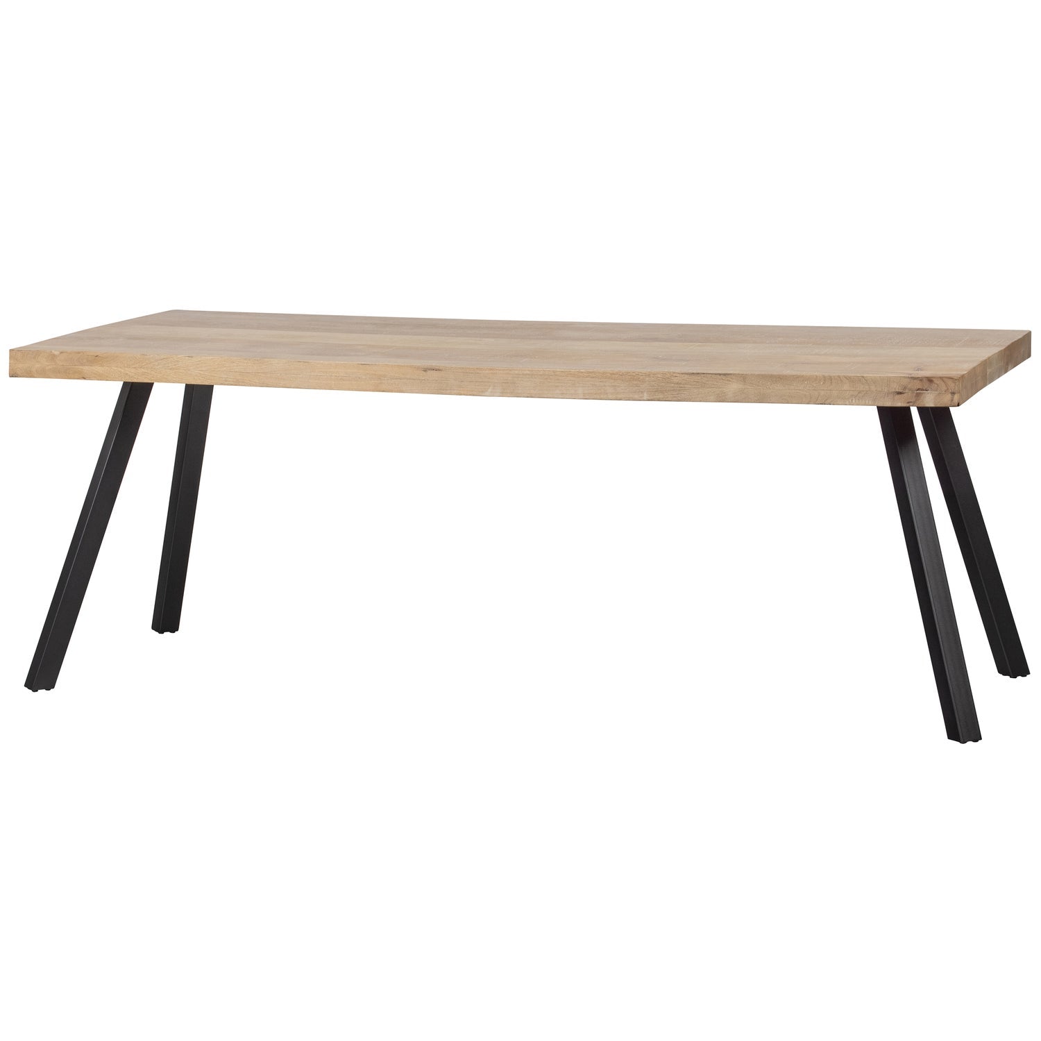 Rectangular Table TABLO Mango Wood with V-Shaped Base