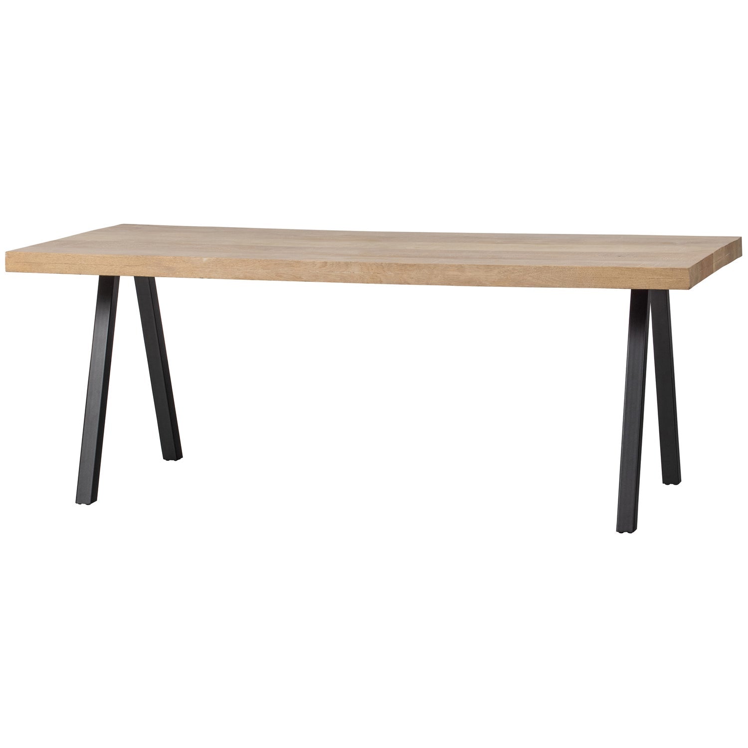 Rectangular Table TABLO Mango Wood with V-Shaped Base